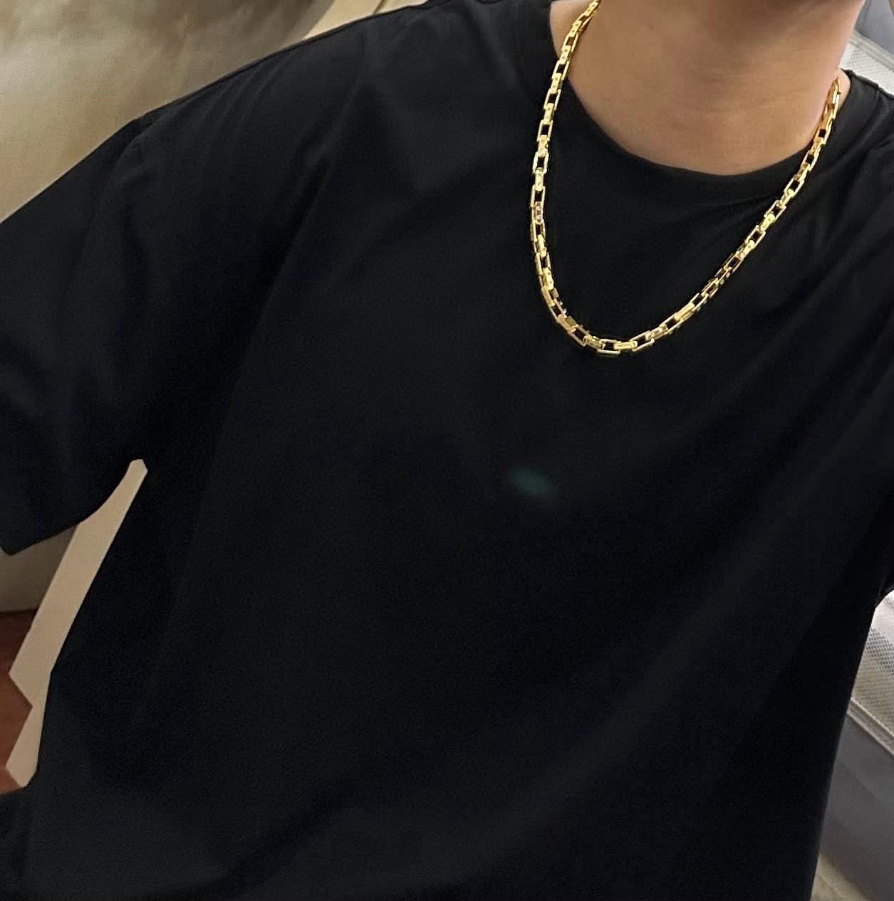 Cartier Gold-Plated Diamond-Accent Necklace