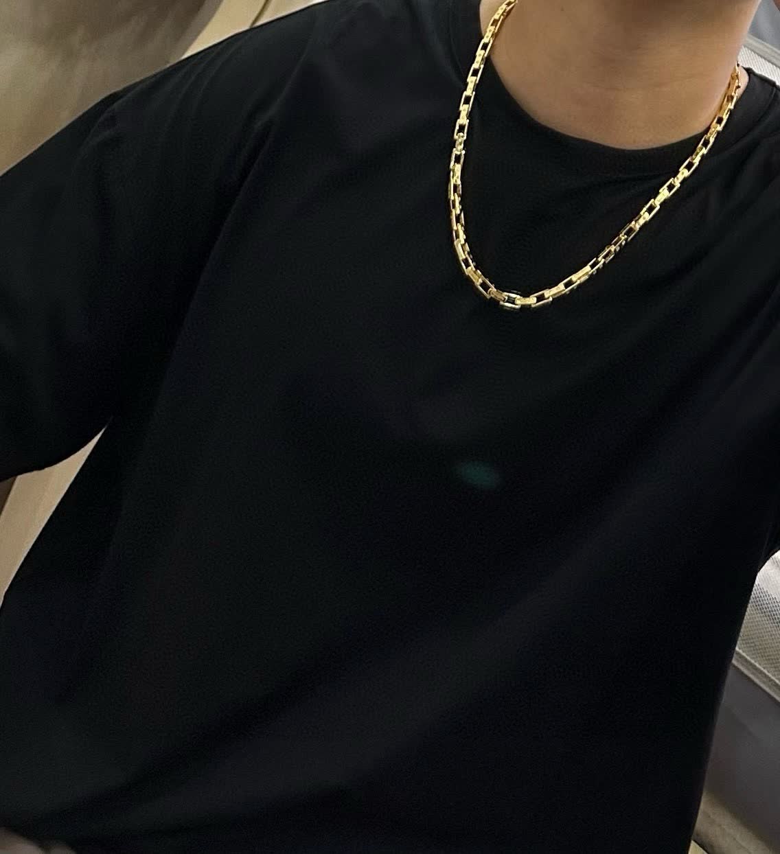 Cartier Gold-Plated Diamond-Accent Necklace