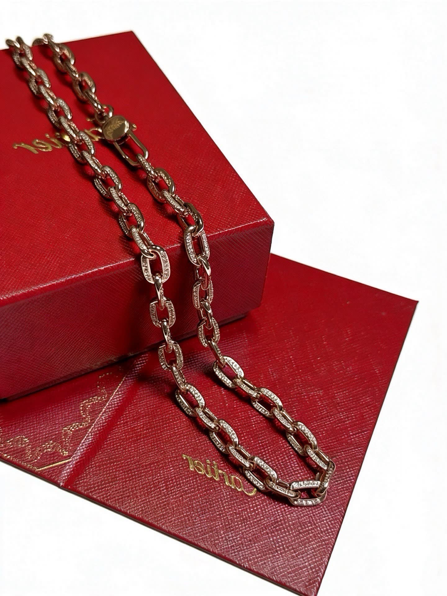 Cartier Gold and Diamond Necklace