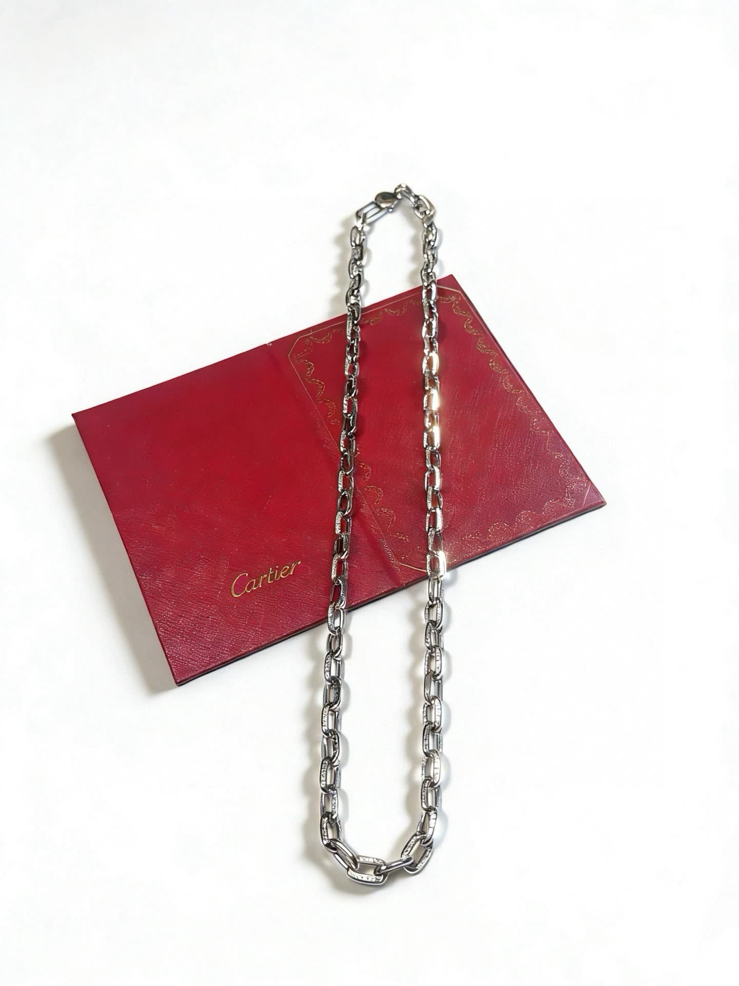 Cartier Silver Chain Necklace