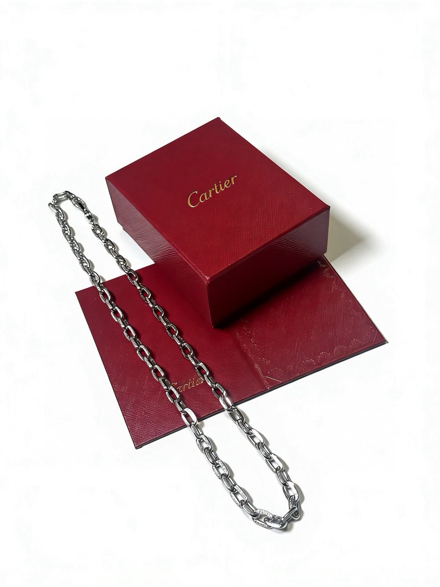 Cartier Silver Chain Necklace