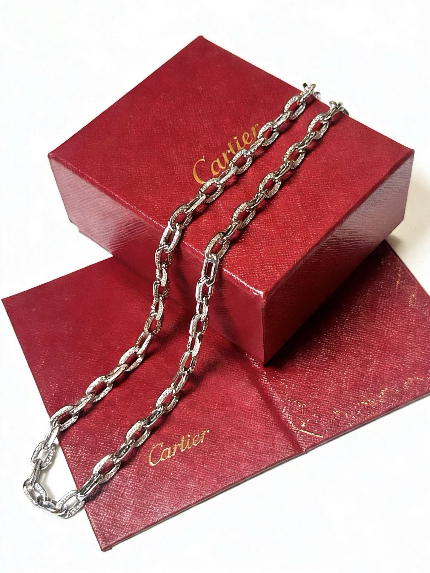 Cartier Silver Chain Necklace