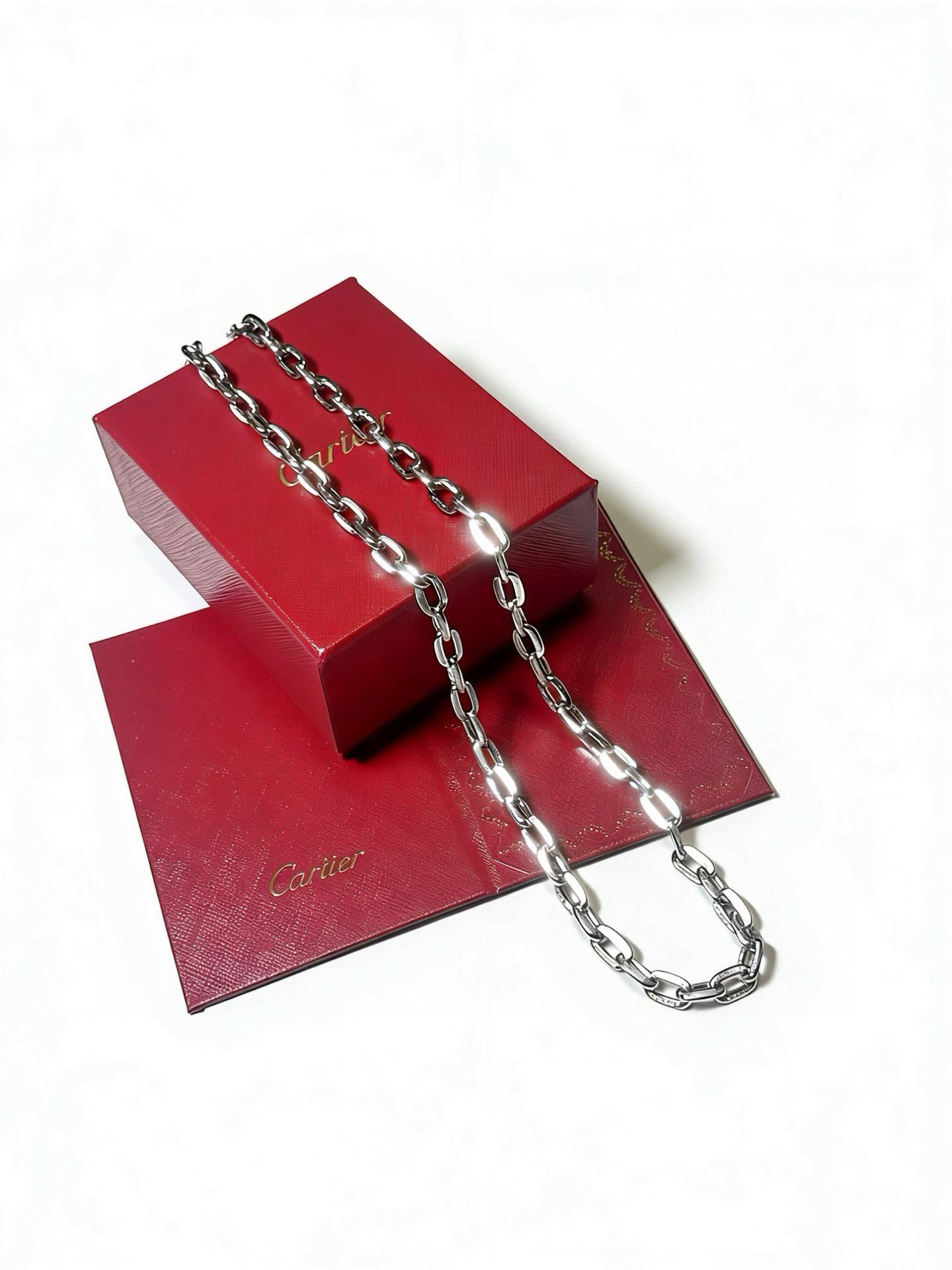 Cartier Silver Chain Necklace
