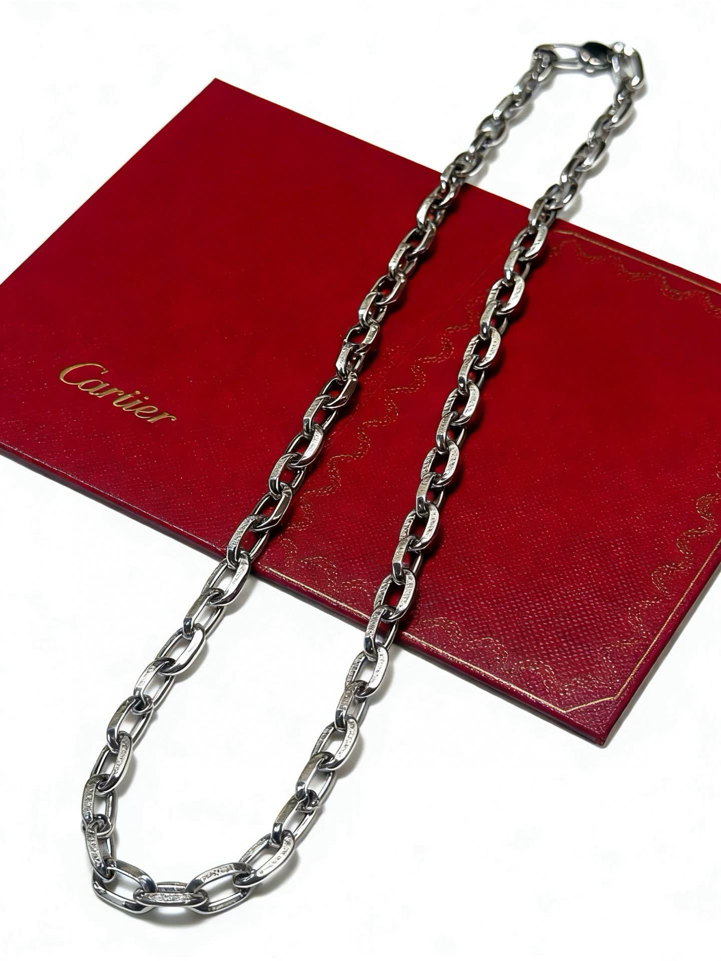 Cartier Silver Chain Necklace