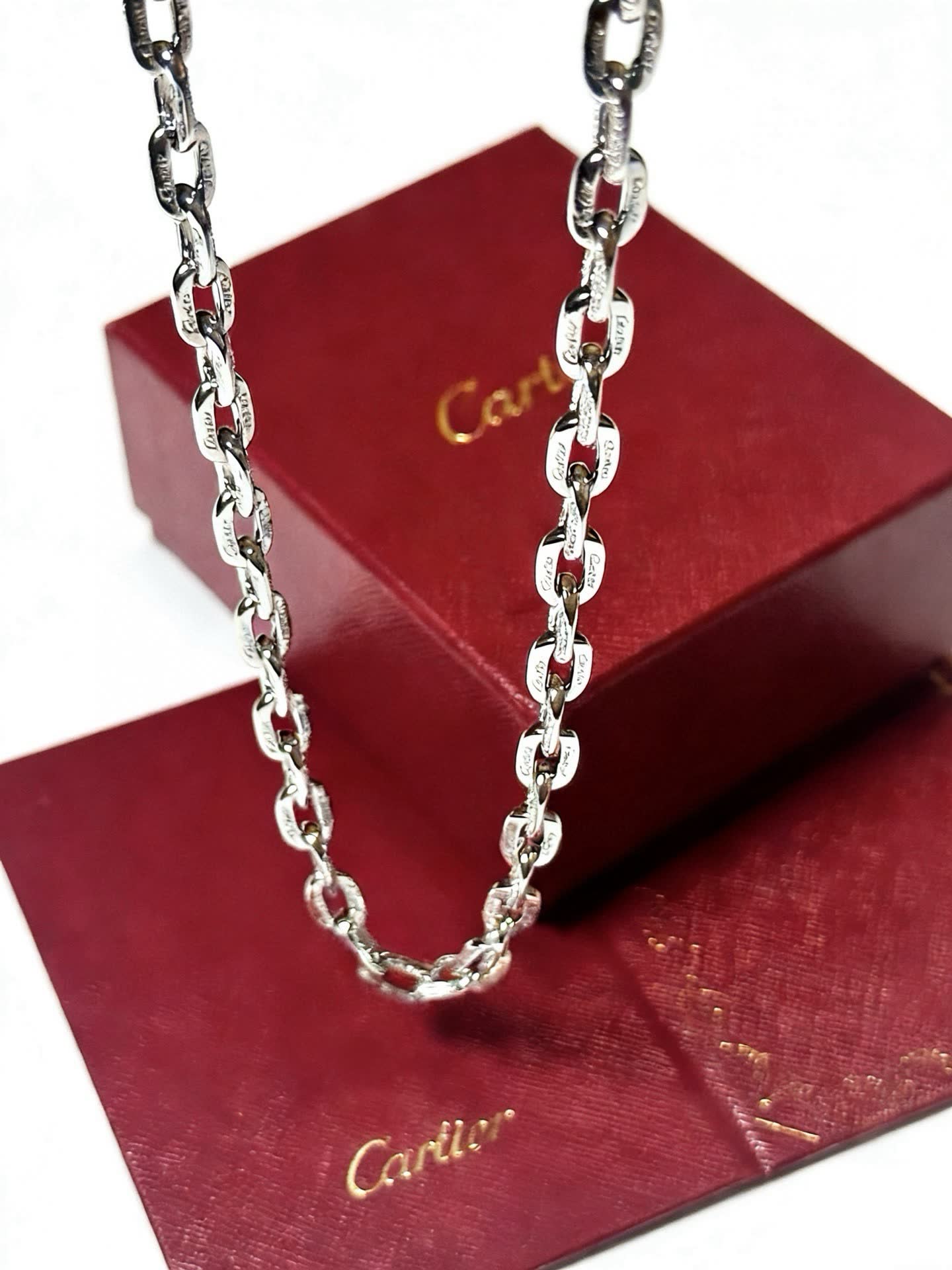 Cartier Silver Chain Necklace