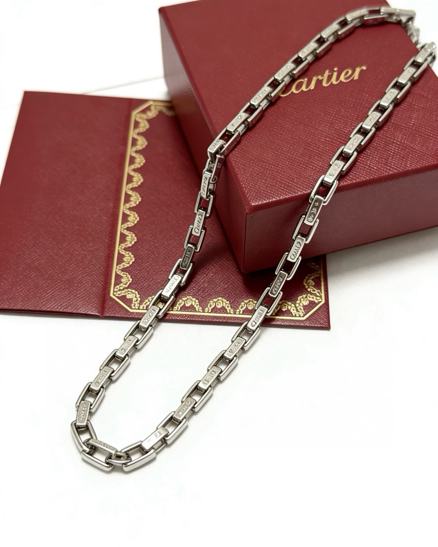 Cartier Silver Chain Necklace