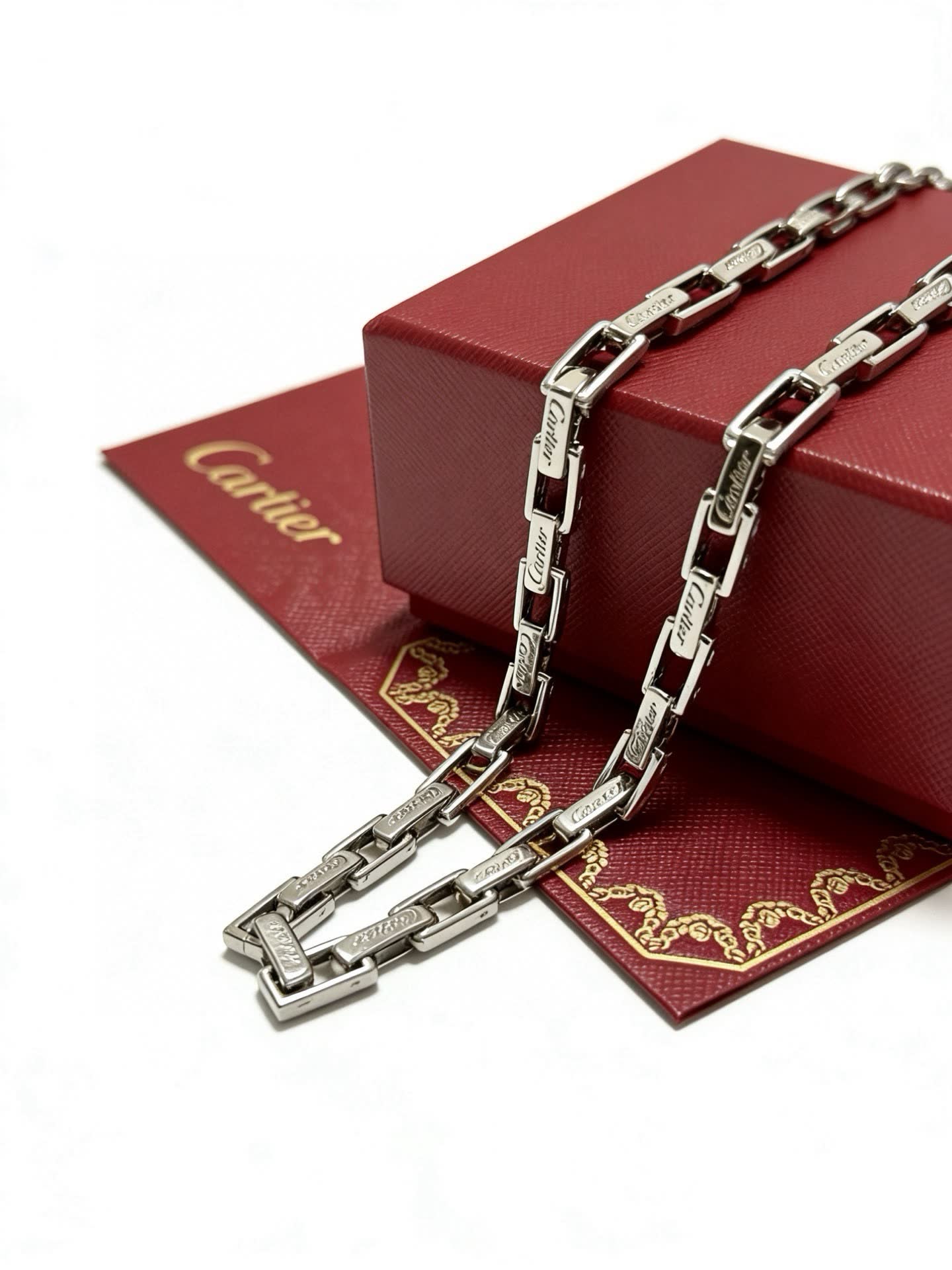 Cartier Silver Chain Necklace