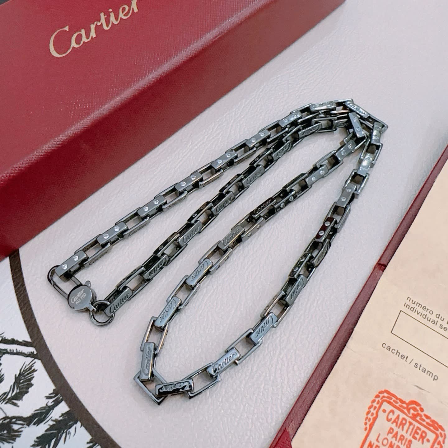 Cartier Tank Francaise Necklace Cartier Tank Francaise Necklace