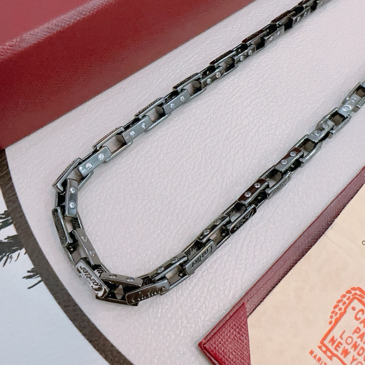 Cartier Tank Francaise Necklace