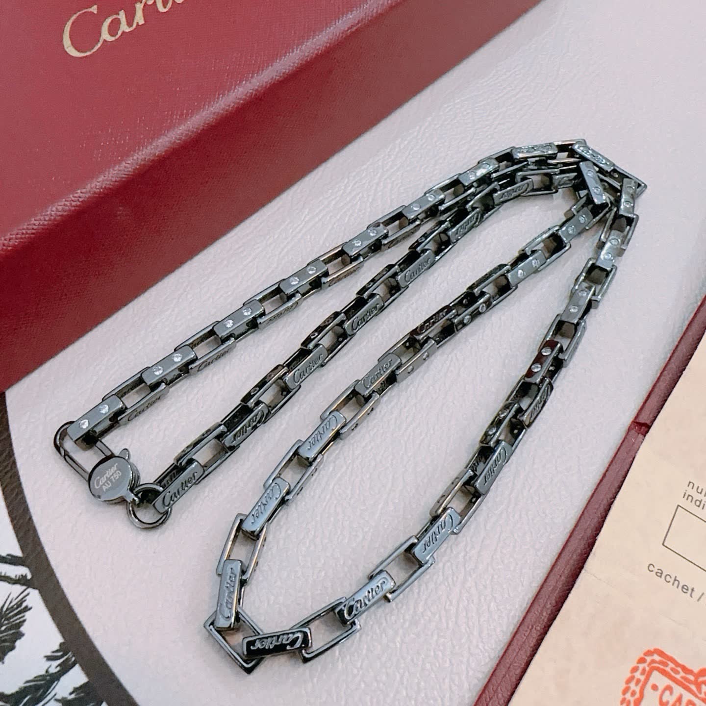 Cartier Tank Francaise Necklace