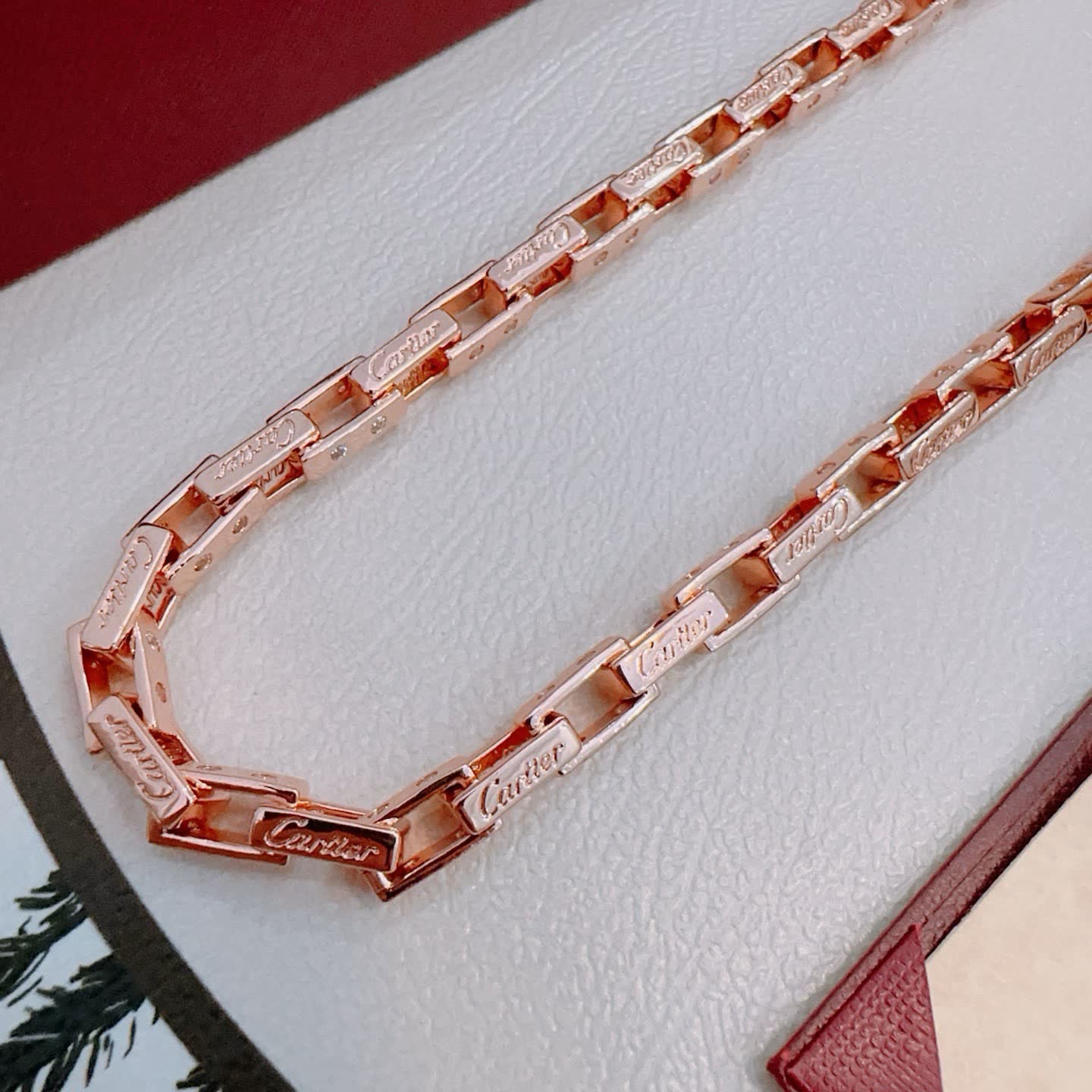 Cartier Tank Francaise Necklace