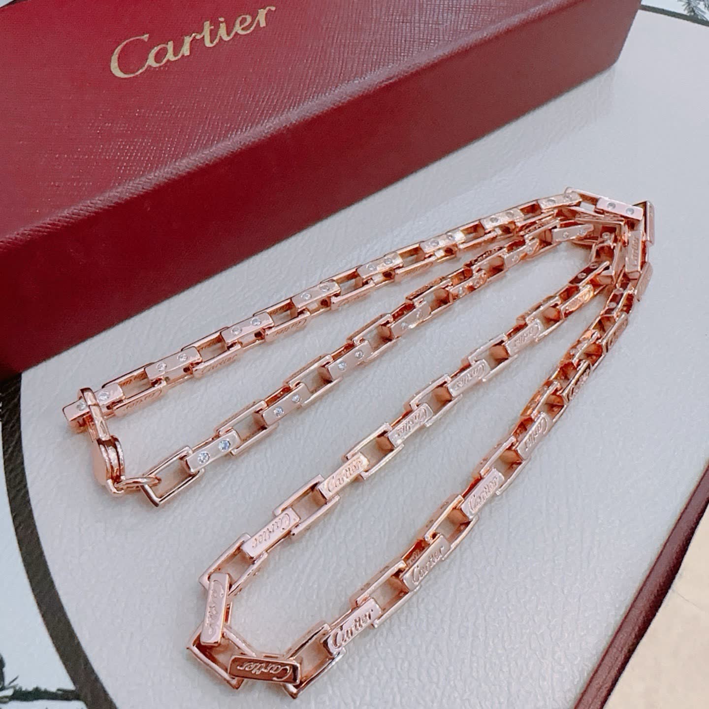 Cartier Tank Francaise Necklace