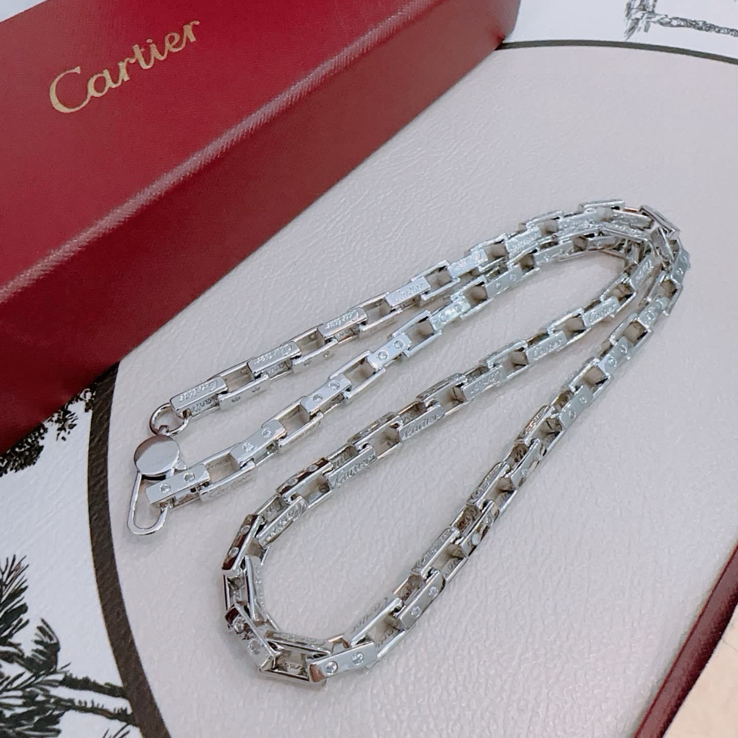 Cartier Tank Francaise Necklace Cartier Tank Francaise Necklace