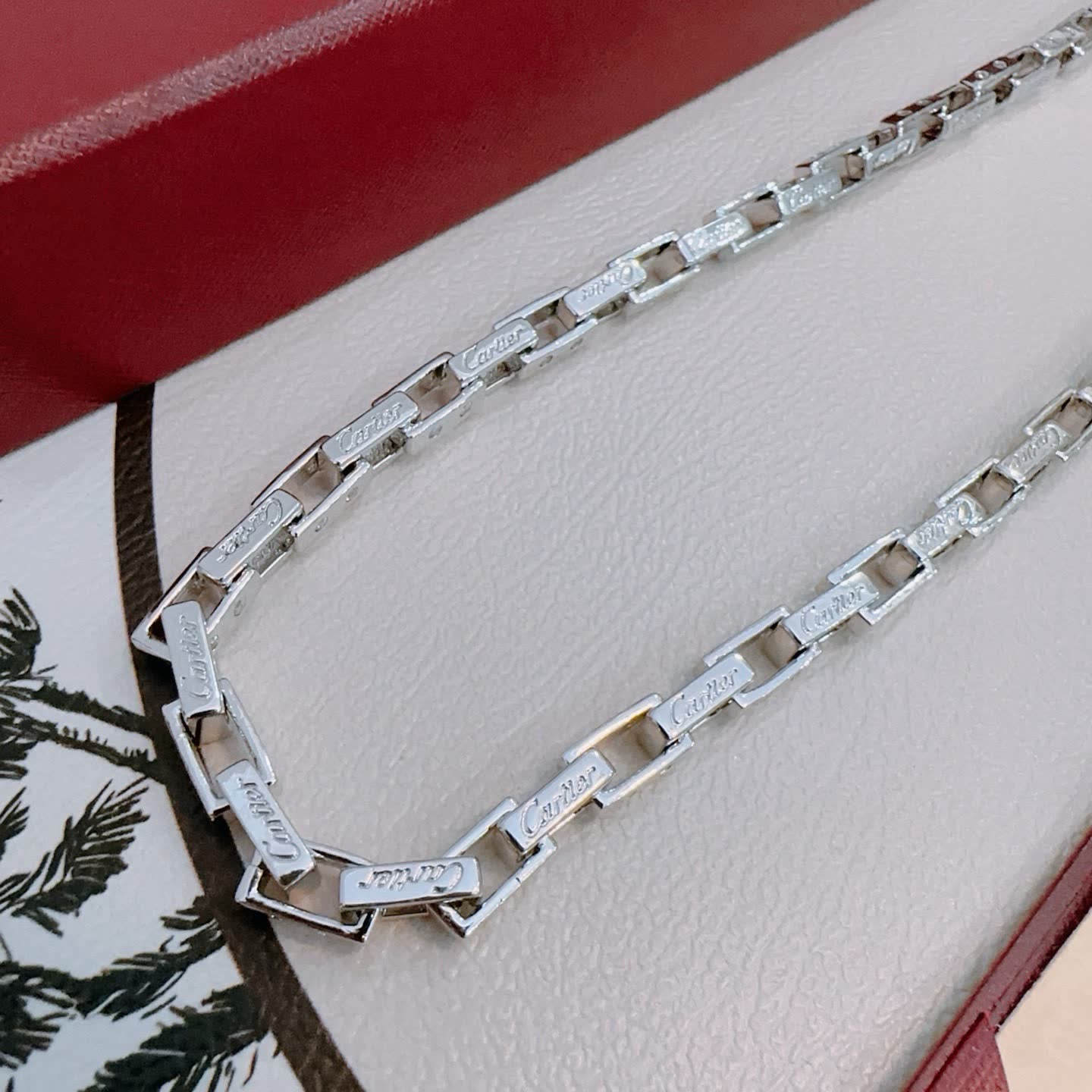 Cartier Tank Francaise Necklace