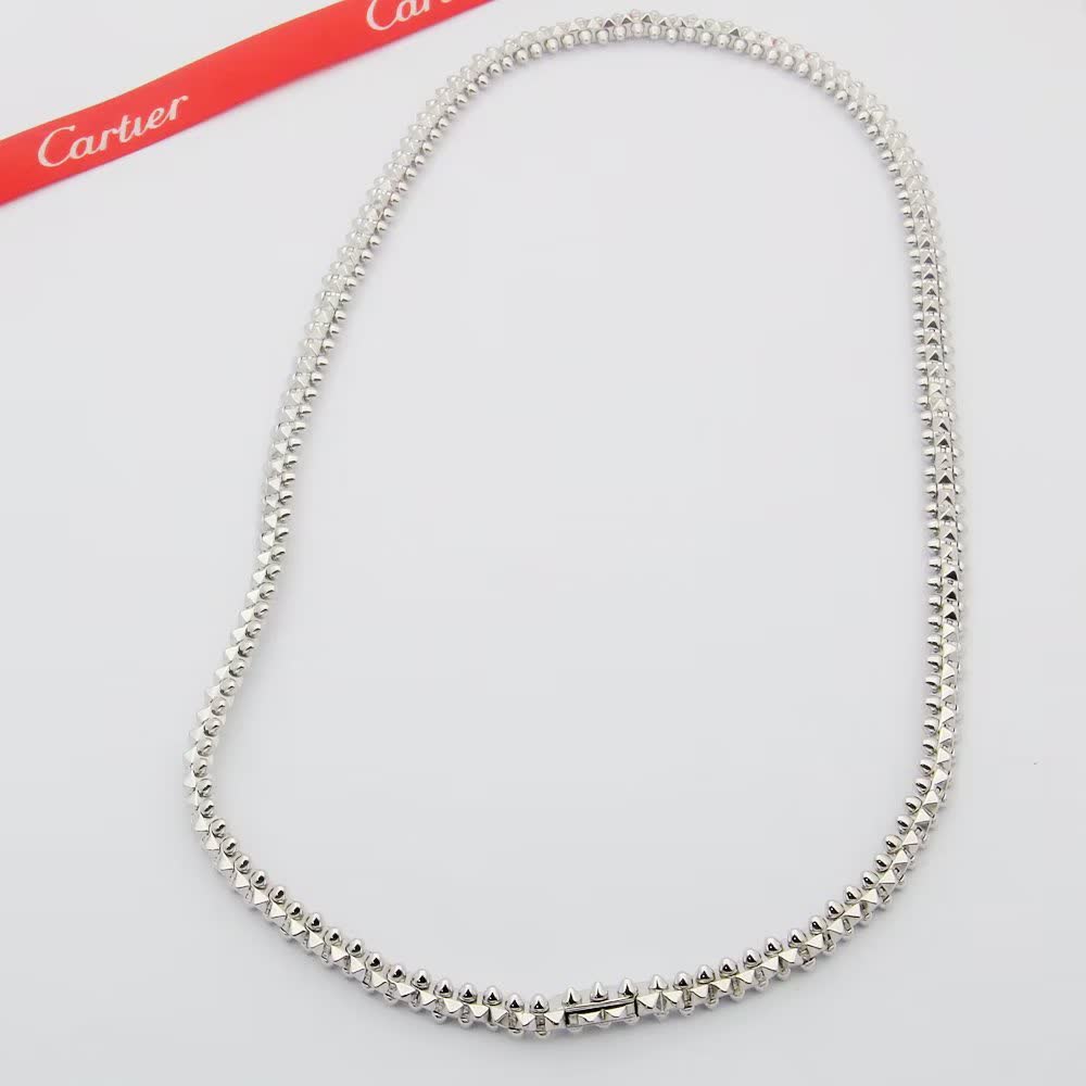 Cartier Rose Gold Spike Collar Necklace