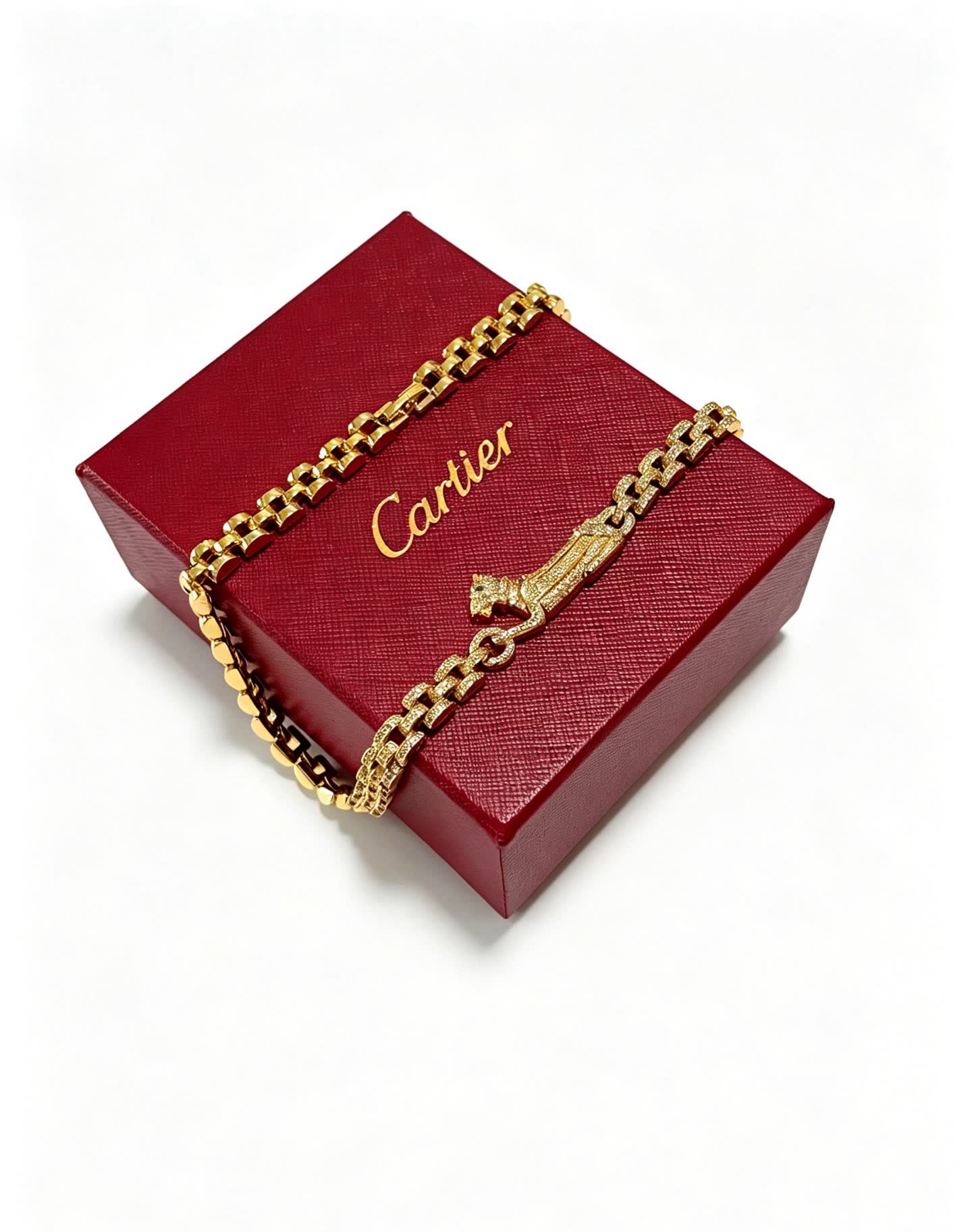 Cartier Panthere de Cartier Diamond Gold Necklace