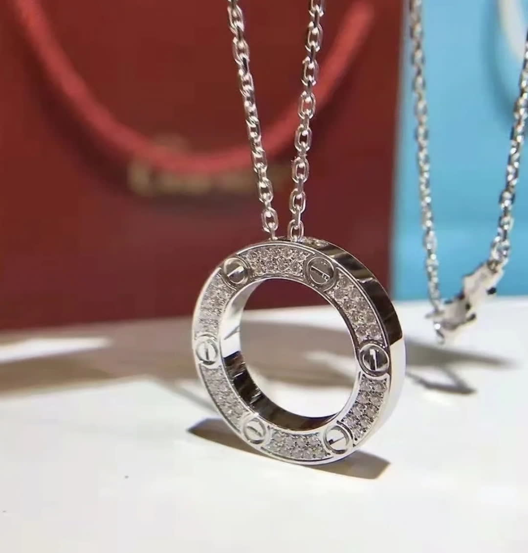 Cartier Love Circle Pendant Necklace Cartier Love Circle Pendant Necklace