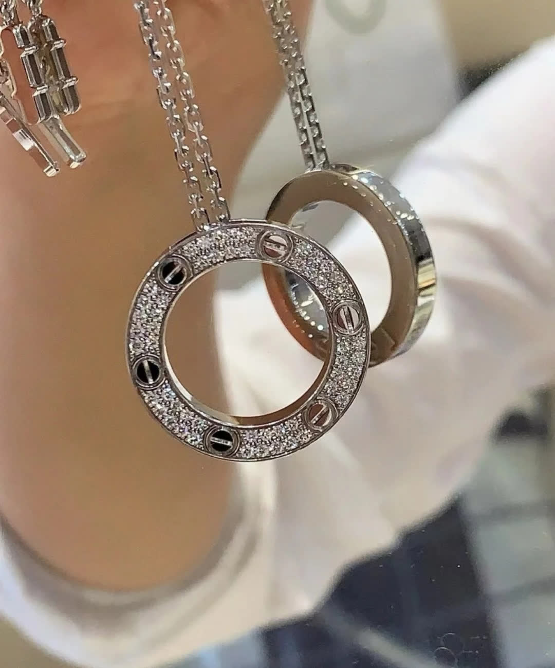 Cartier Love Circle Pendant Necklace