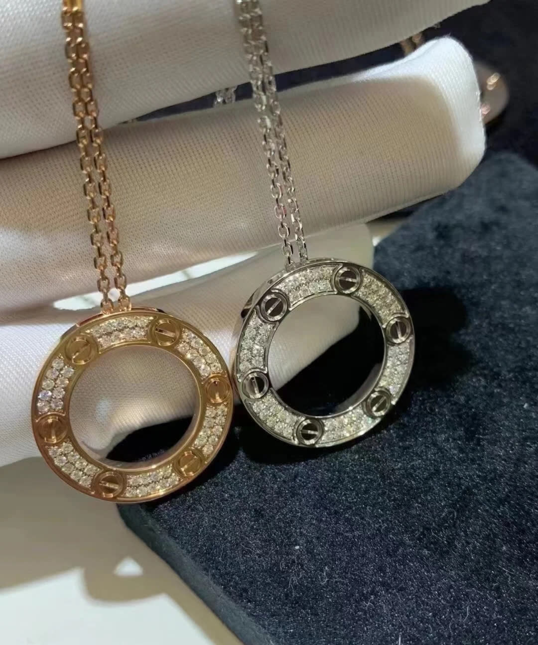 Cartier Love Circle Pendant Necklace