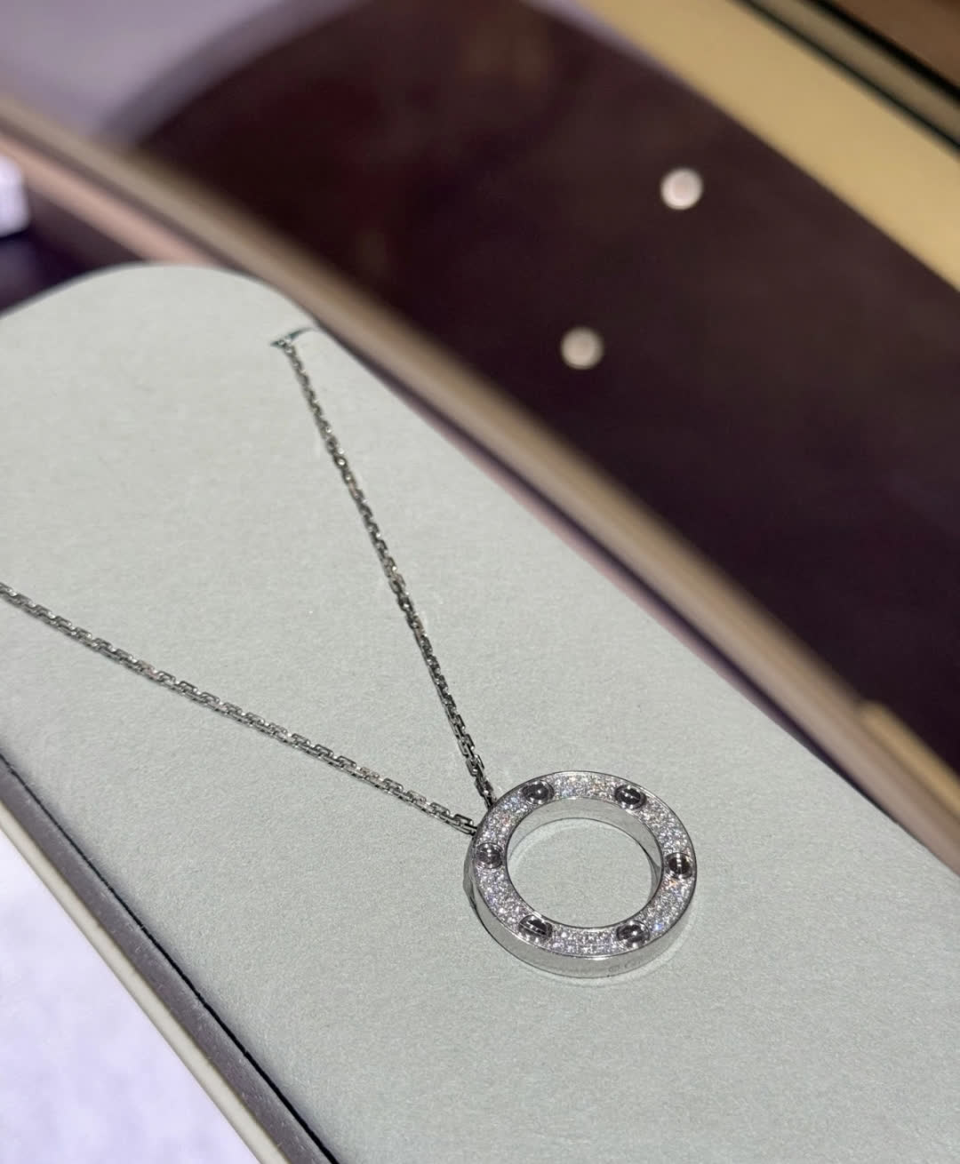 Cartier Love Circle Pendant Necklace