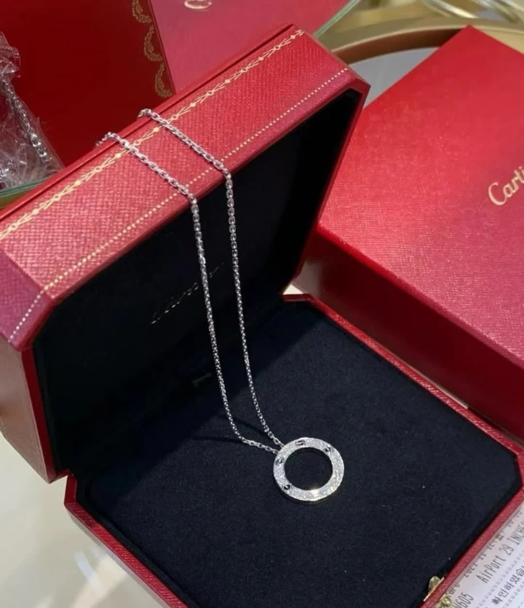 Cartier Love Circle Pendant Necklace