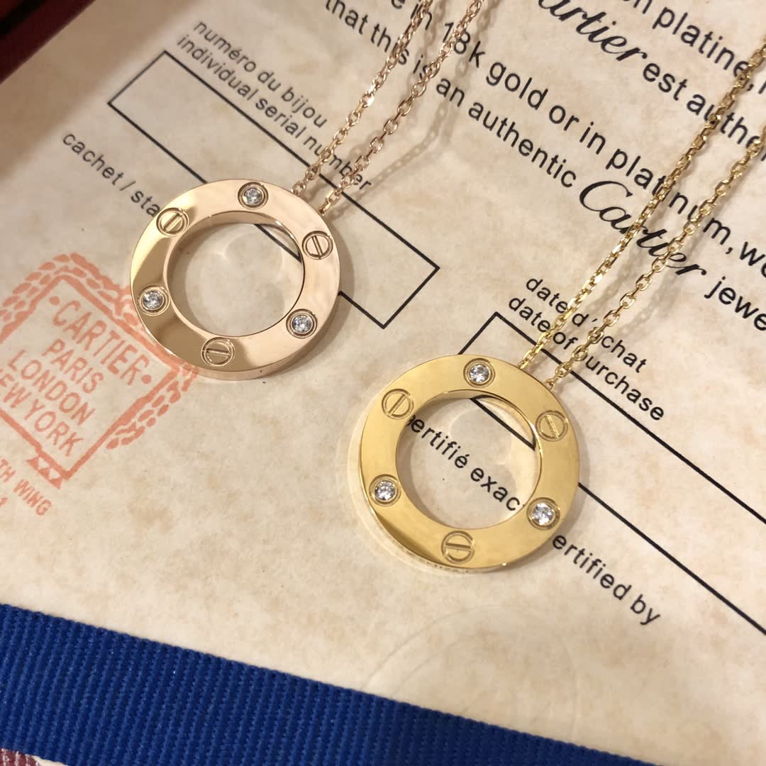 Cartier Love Circle Pendant Necklace