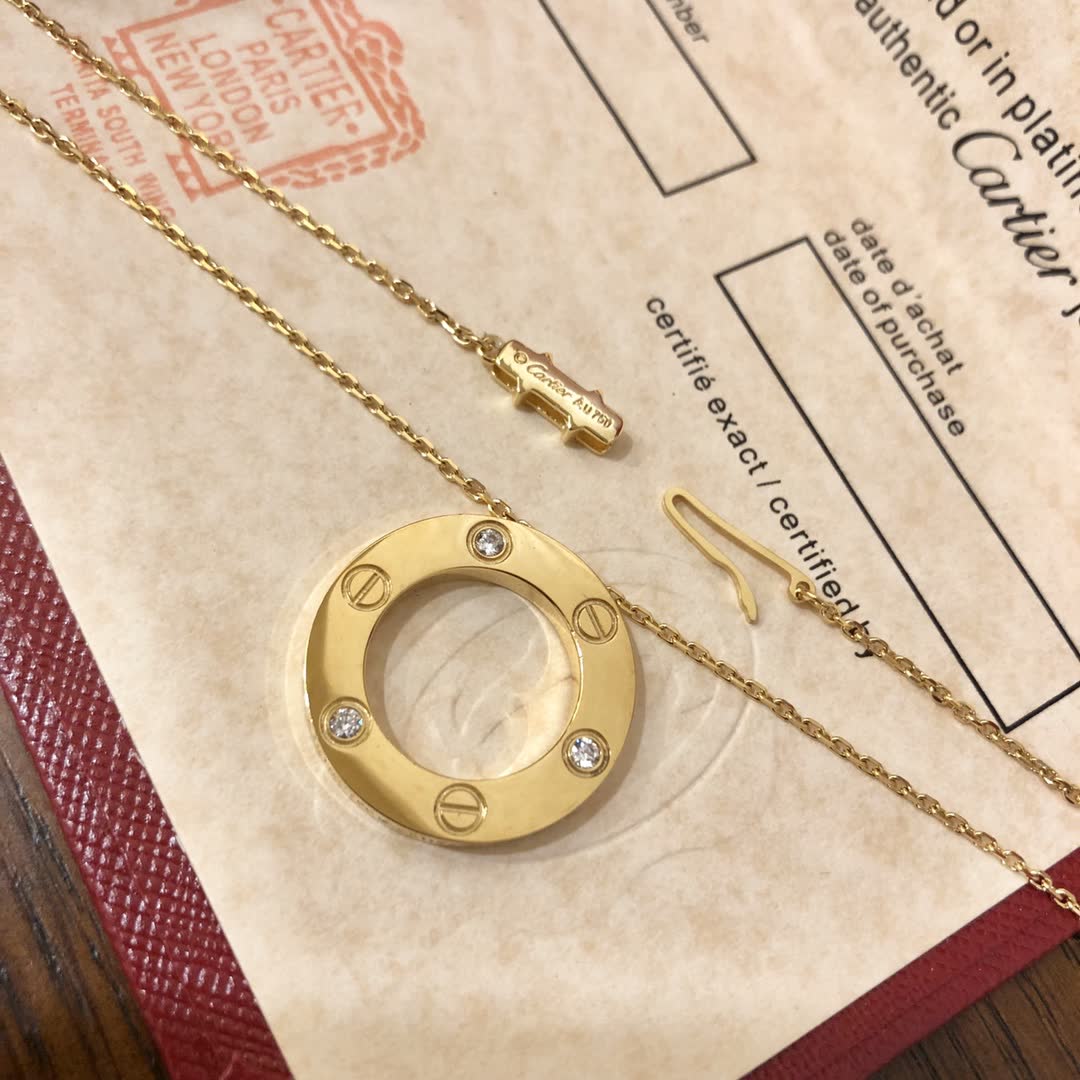 Cartier Love Circle Pendant Necklace