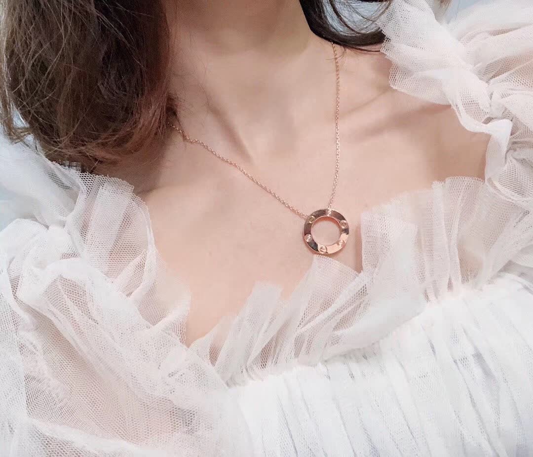 Cartier Love Circle Pendant Necklace