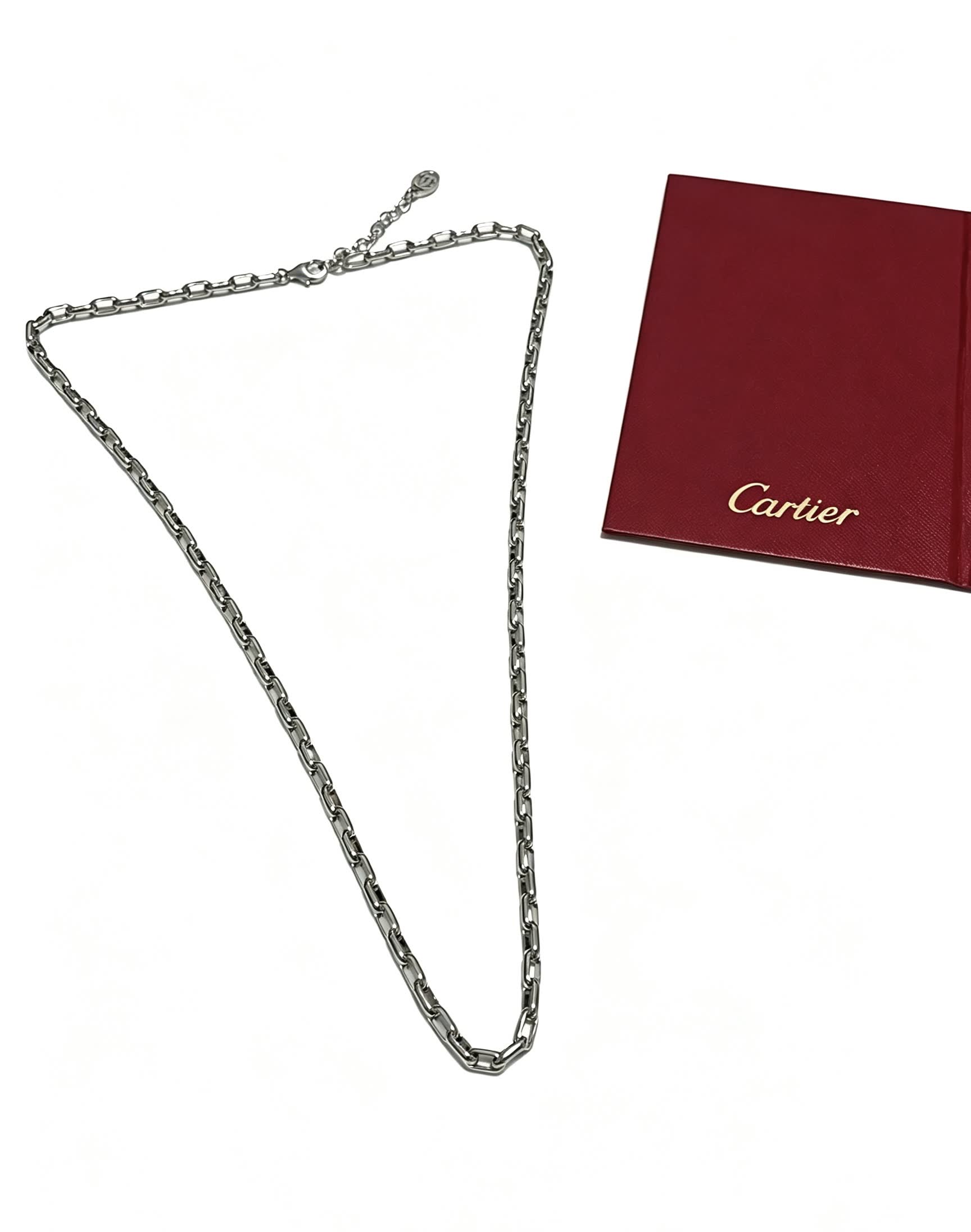 Cartier Silver Chain Necklace
