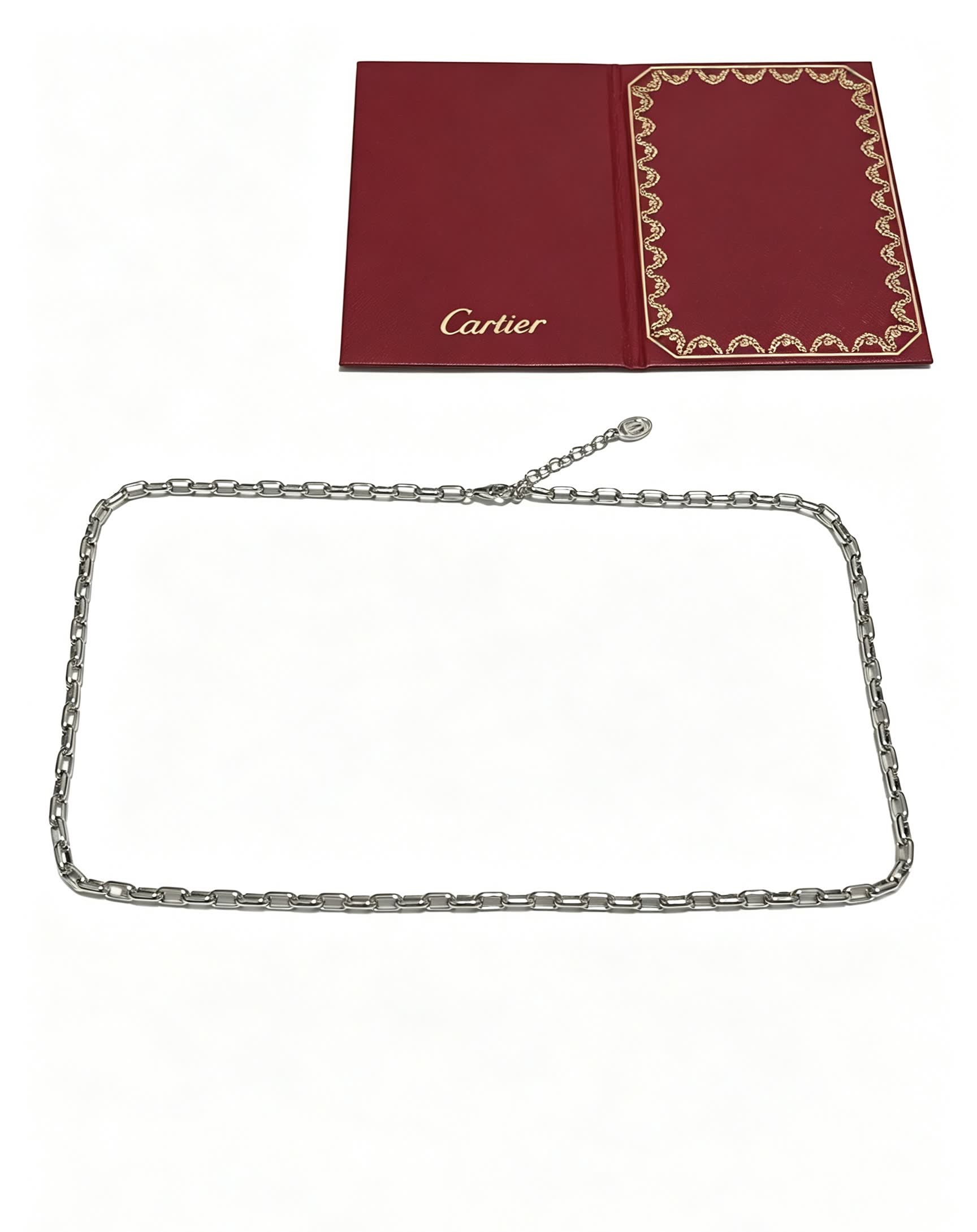 Cartier Silver Chain Necklace