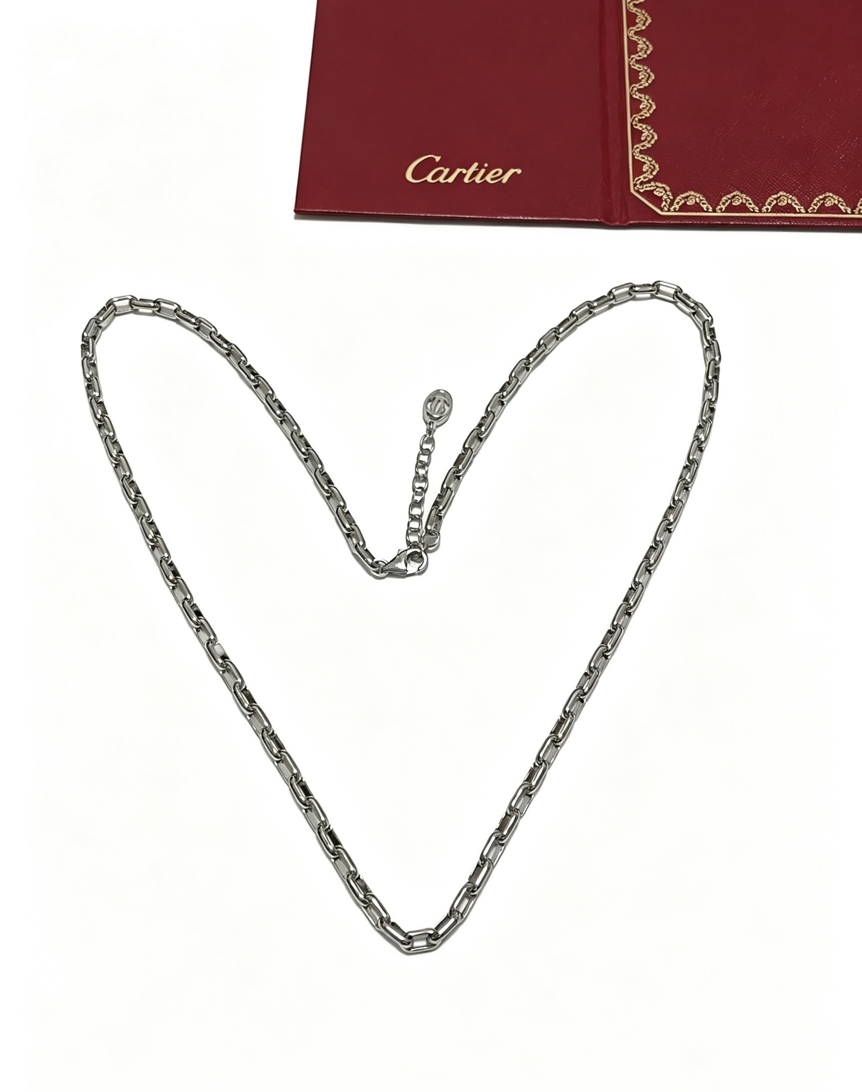 Cartier Silver Chain Necklace