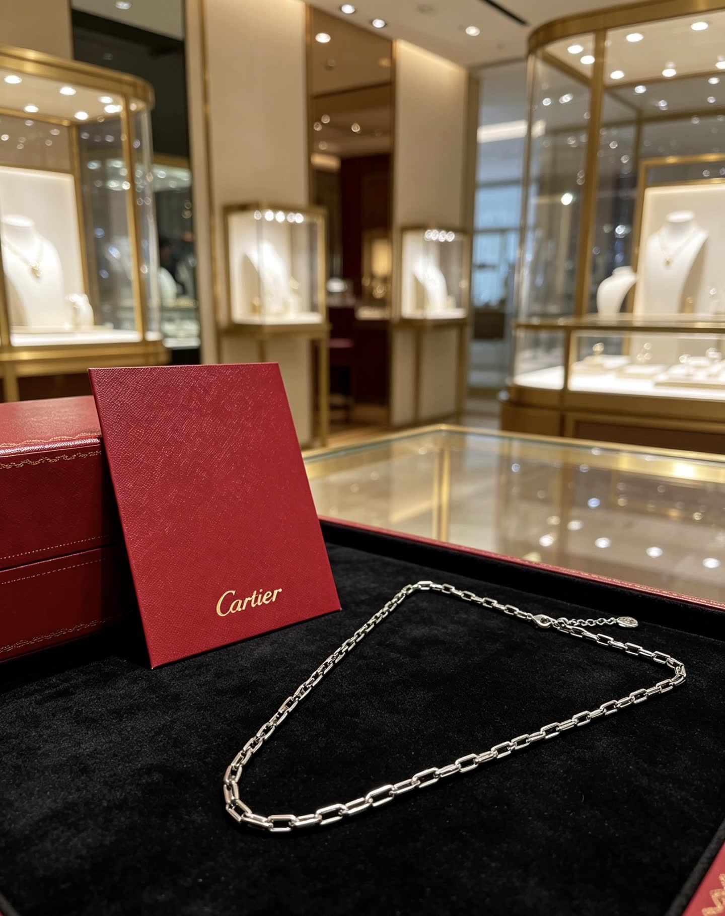 Cartier Silver Chain Necklace