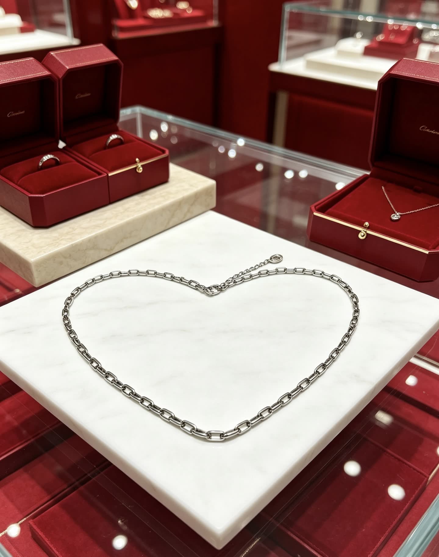 Cartier Silver Chain Necklace