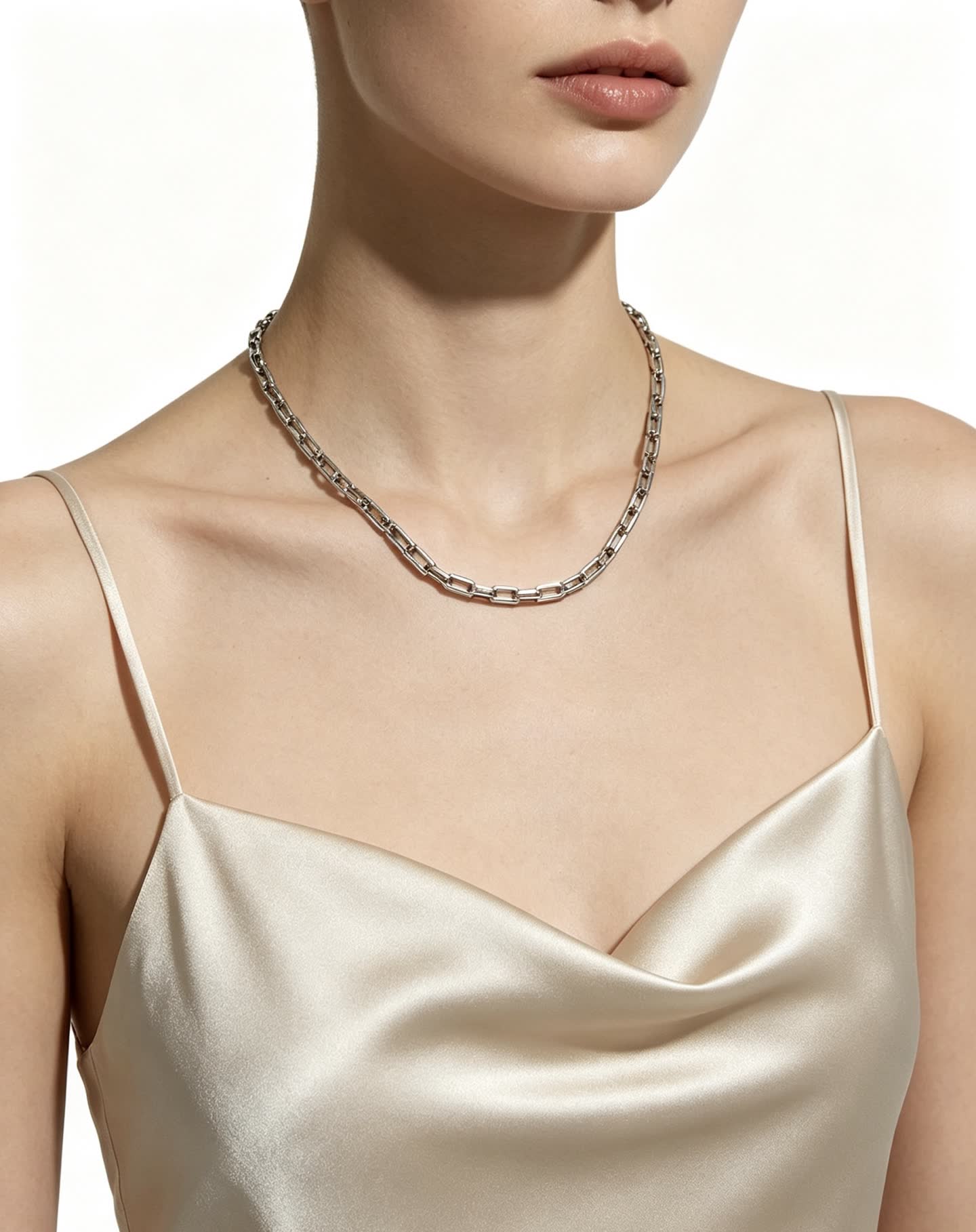 Cartier Silver Chain Necklace