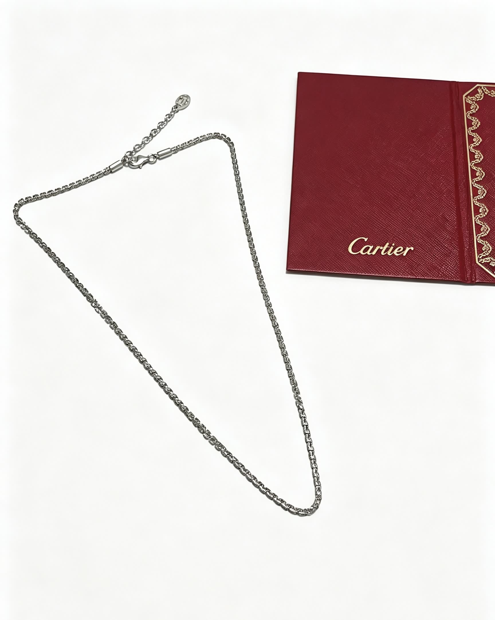 Cartier Silver Chain Necklace