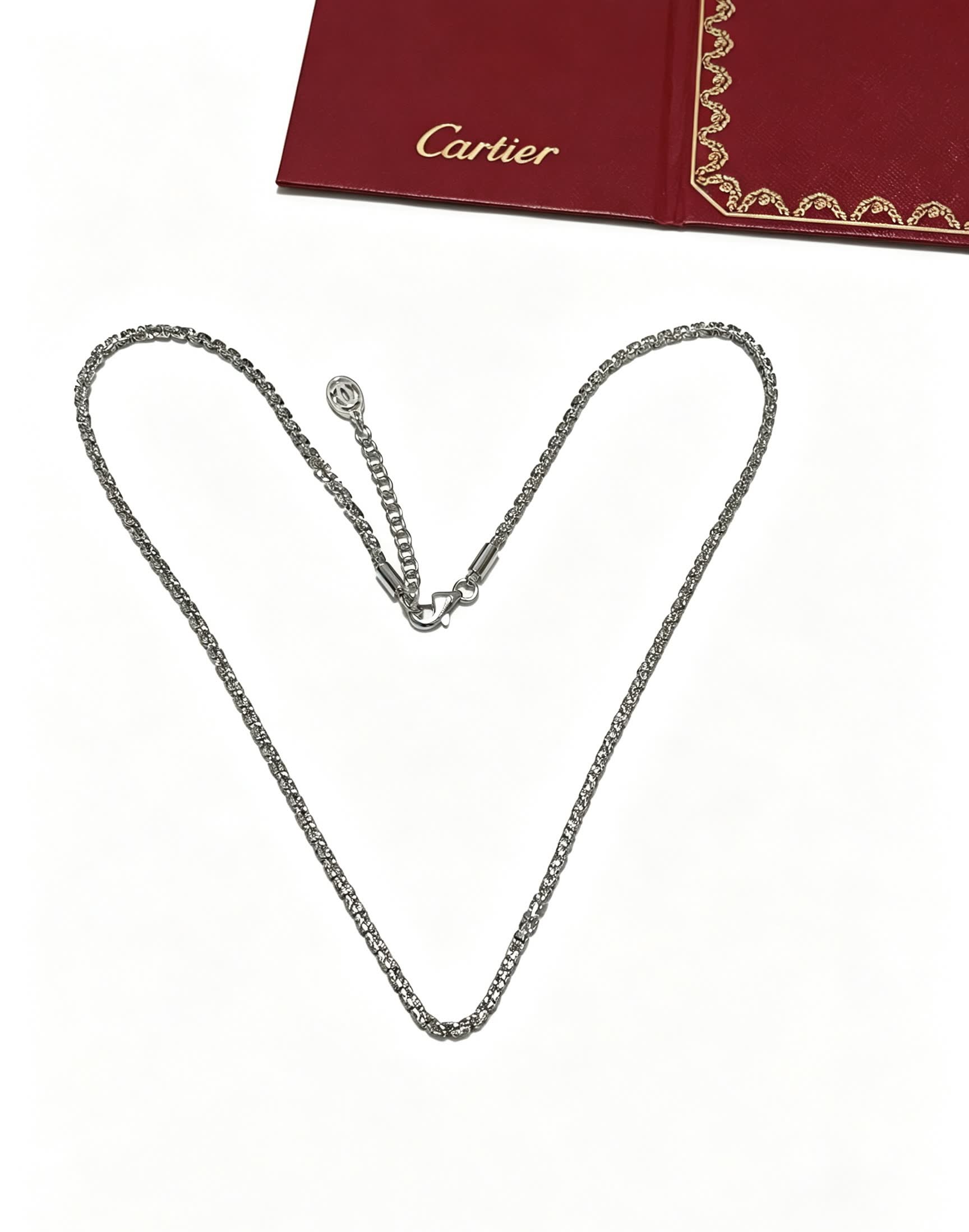 Cartier Silver Chain Necklace