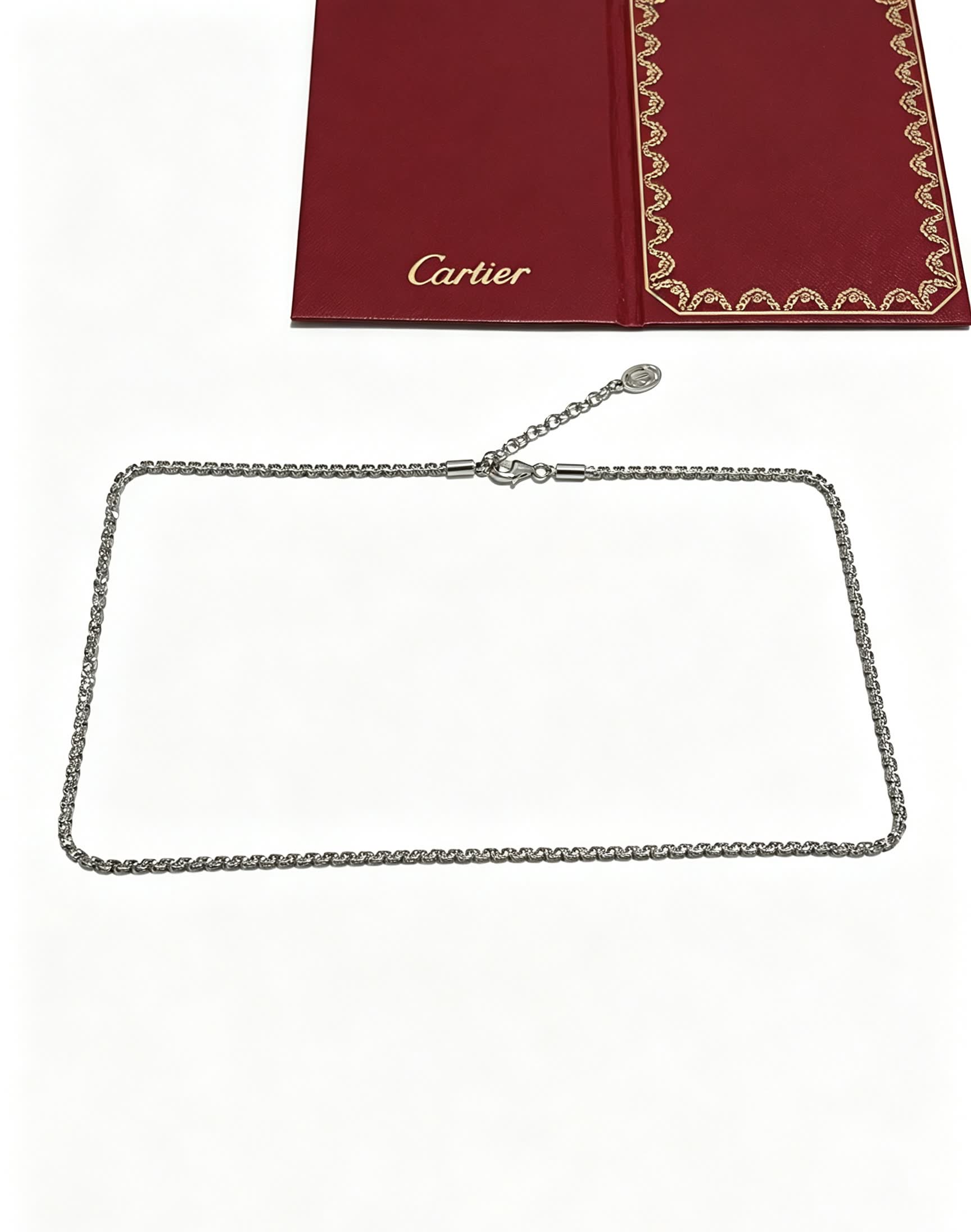 Cartier Silver Chain Necklace