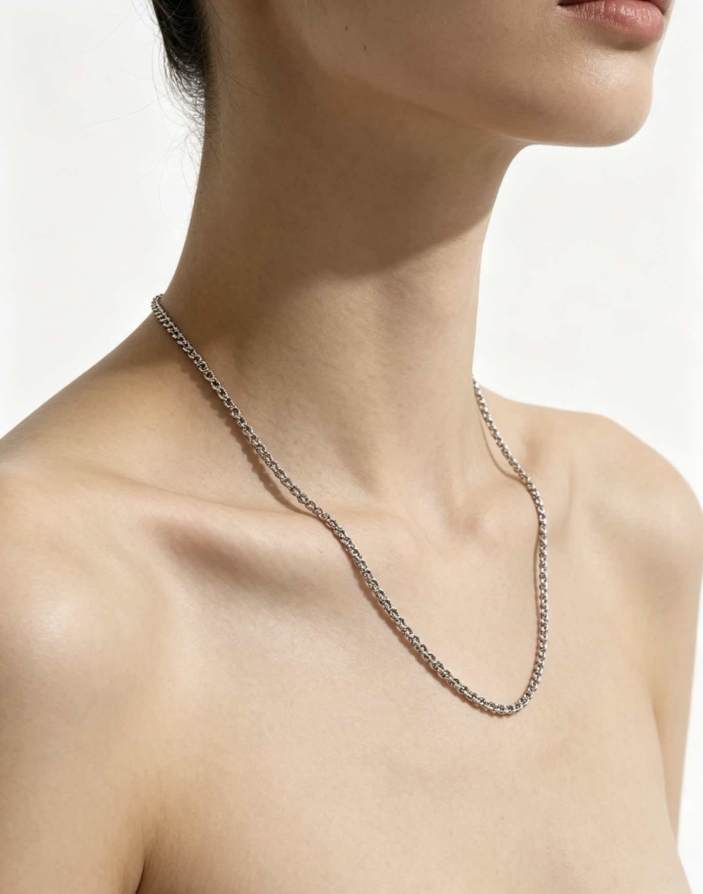 Cartier Silver Chain Necklace