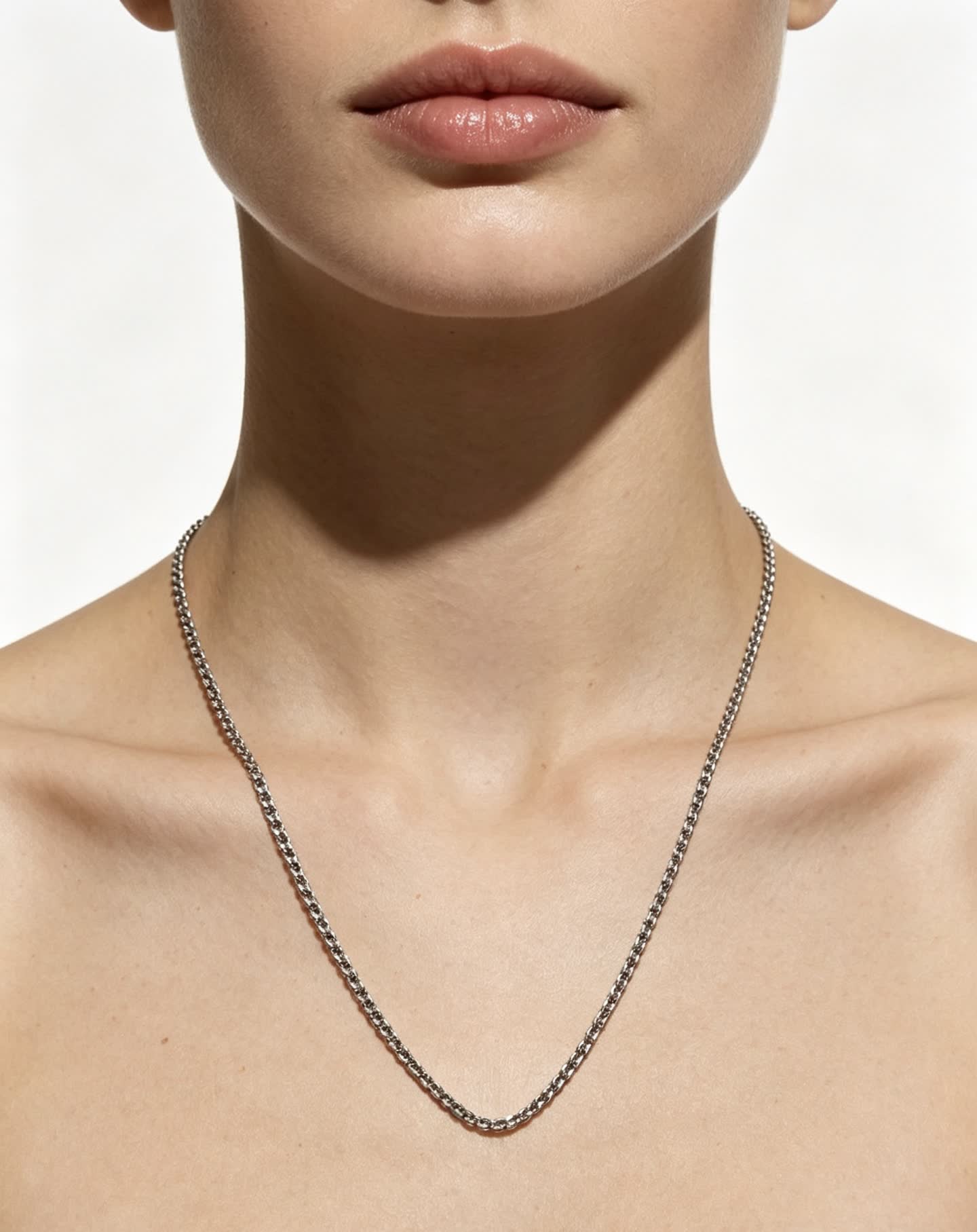 Cartier Silver Chain Necklace