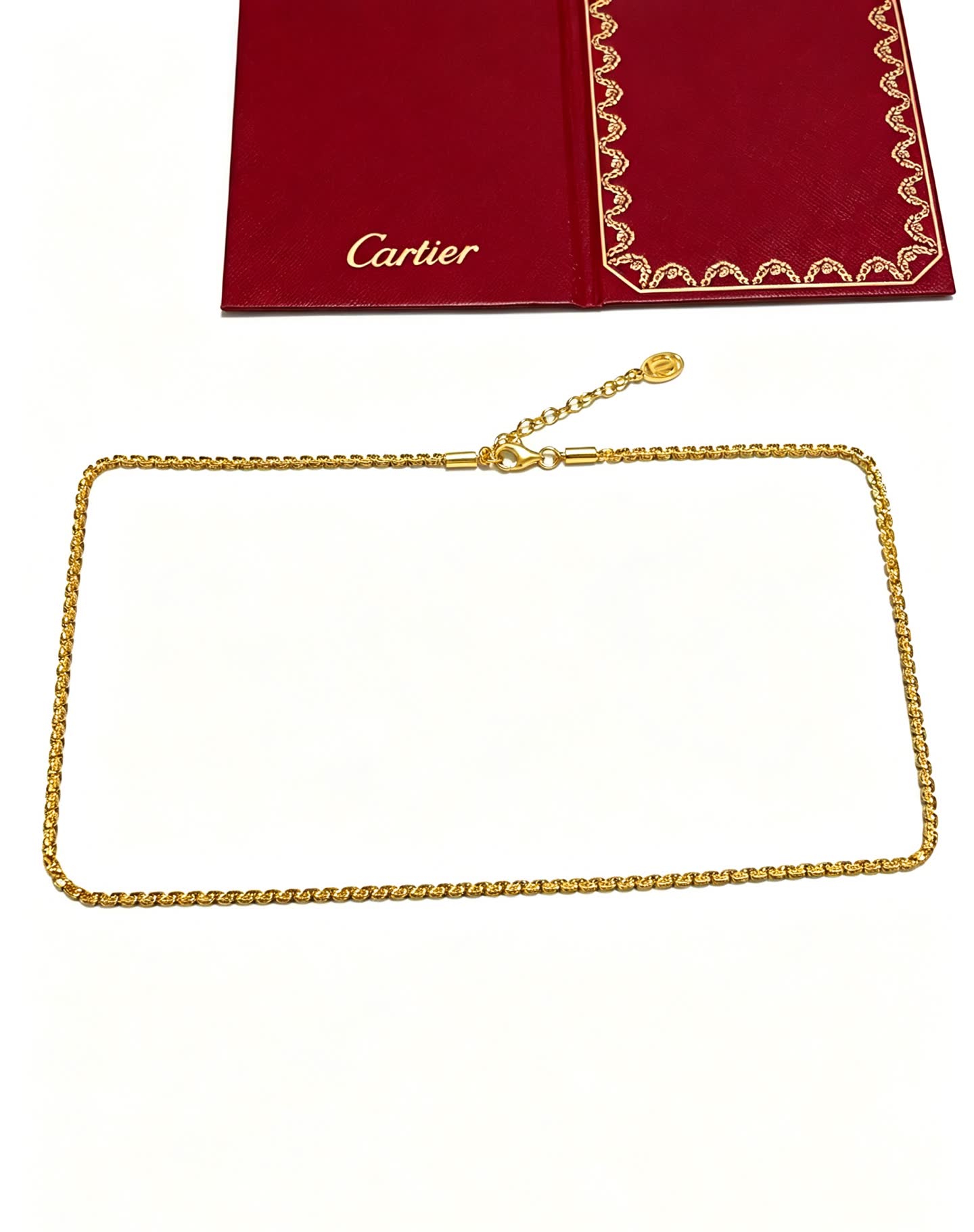Cartier Gold Chain Necklace