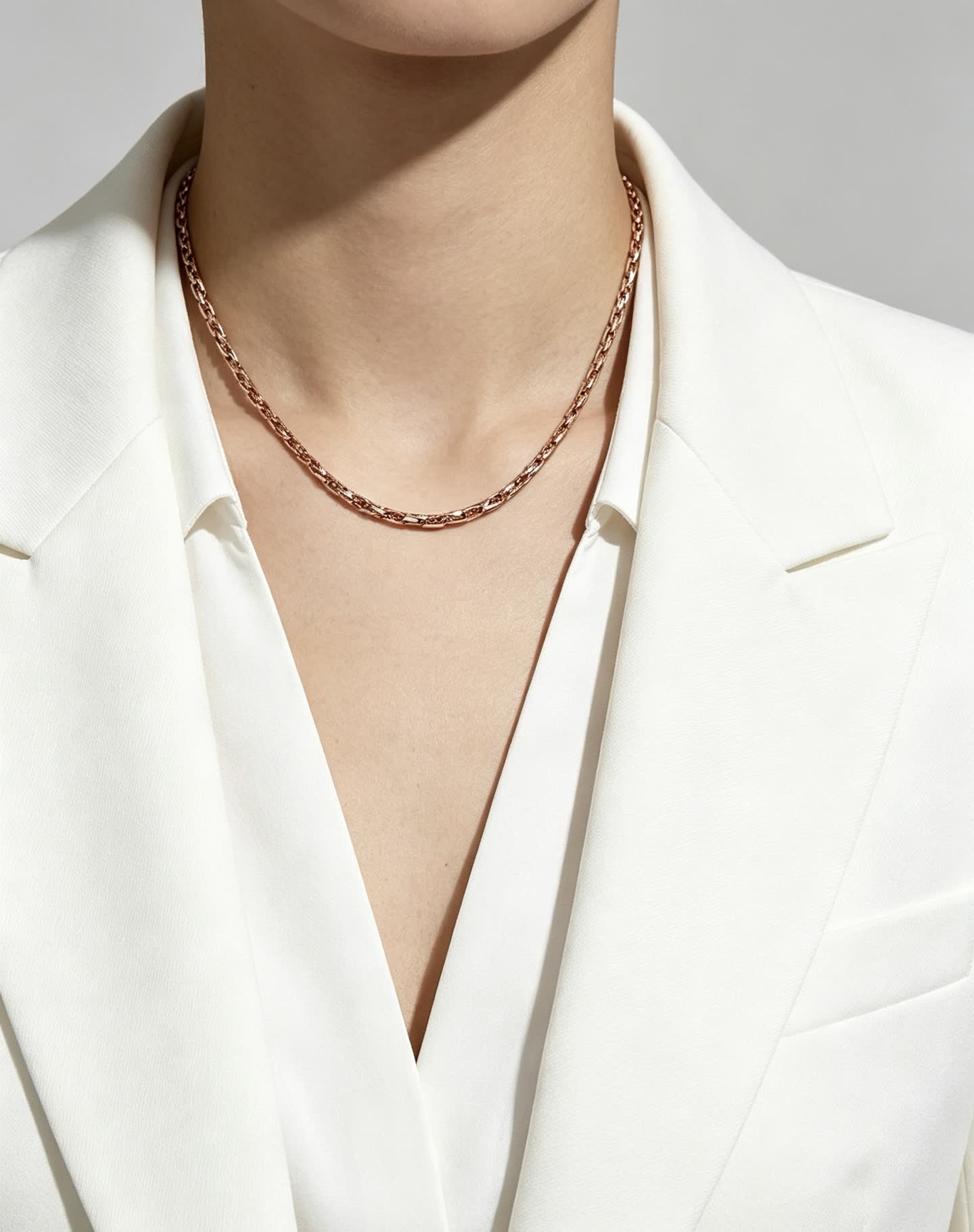 Cartier Rose Gold Chain Necklace