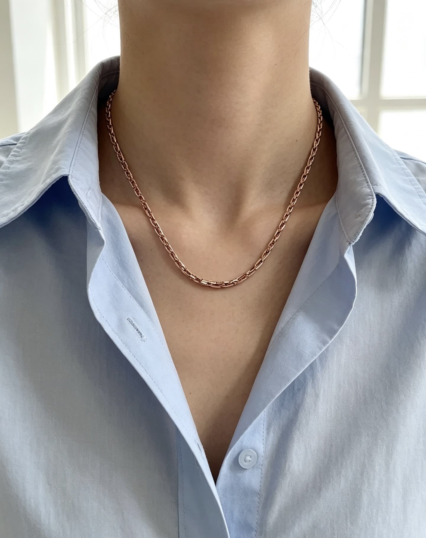 Cartier Rose Gold Chain Necklace
