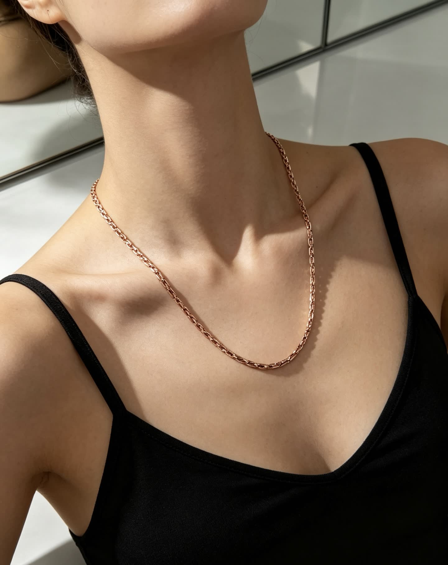 Cartier Rose Gold Chain Necklace