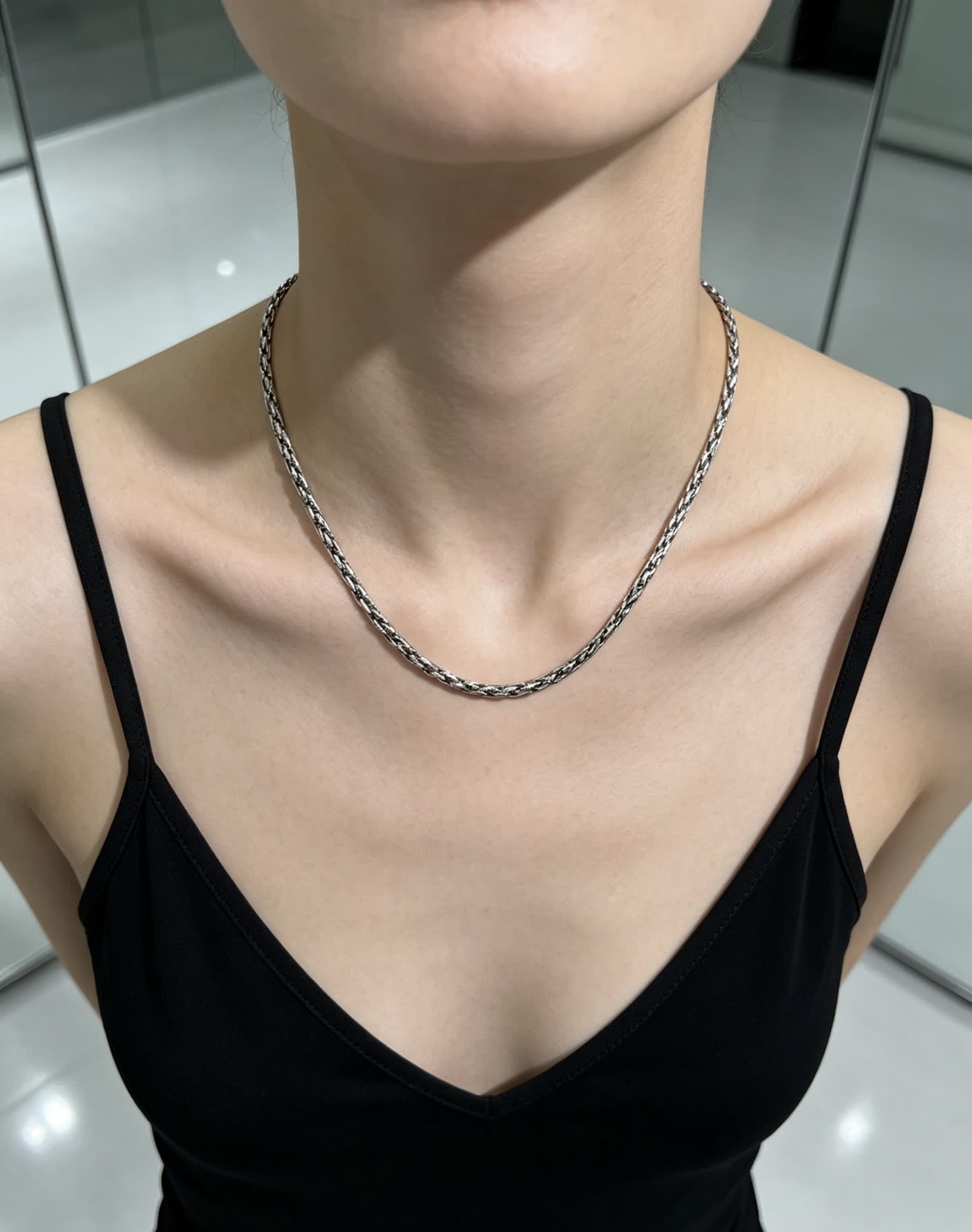 Cartier Silver Chain Necklace