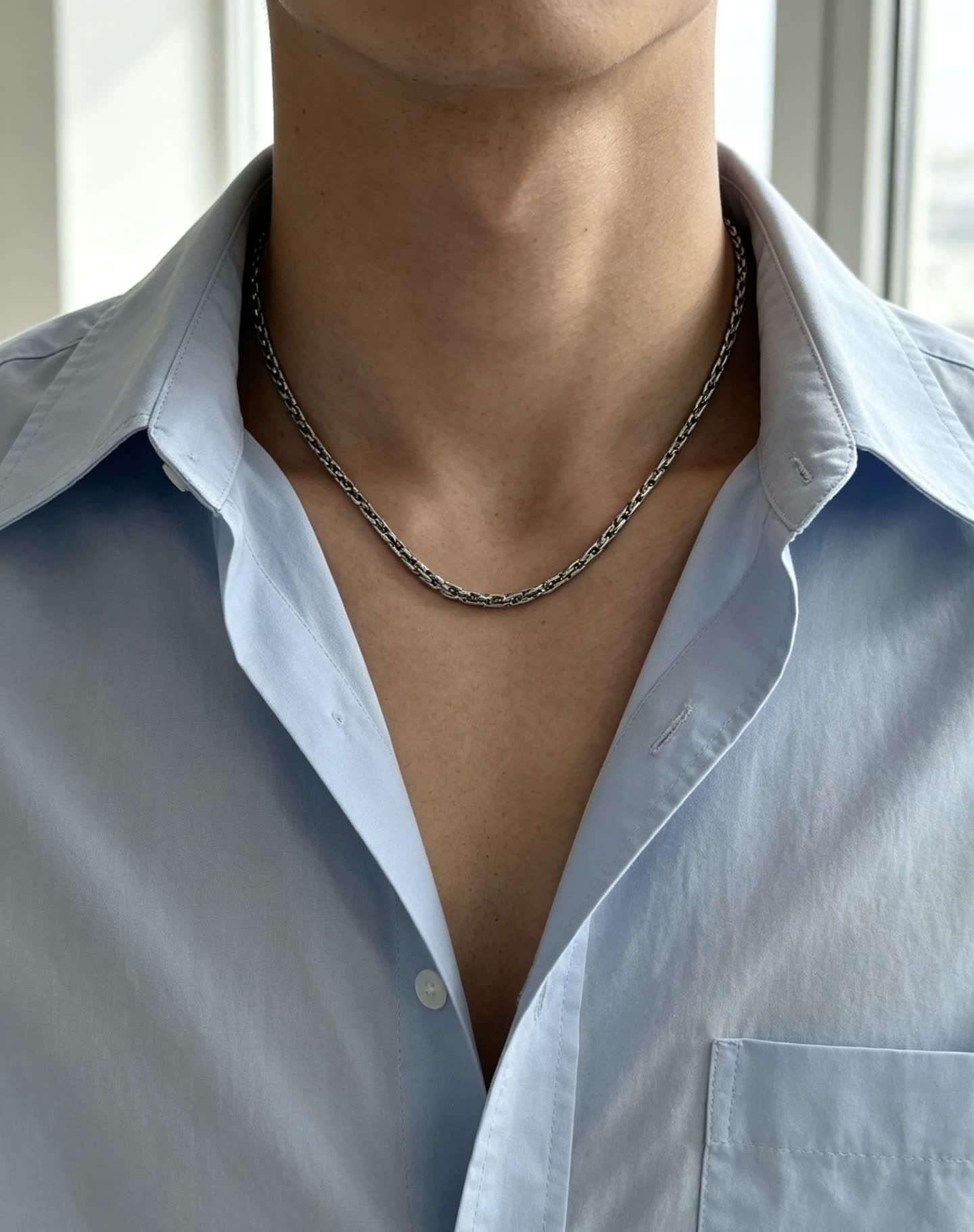 Cartier Silver Chain Necklace