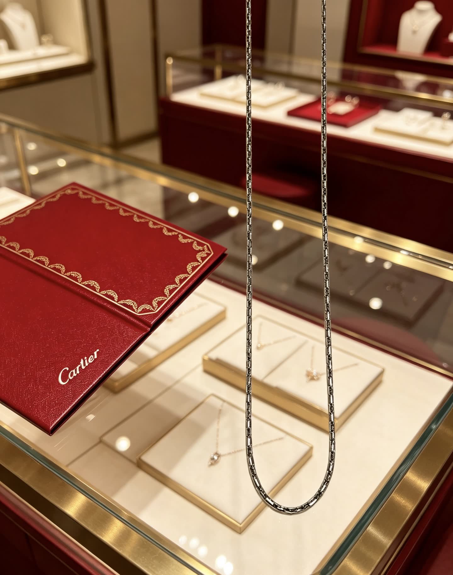 Cartier Silver Chain Necklace