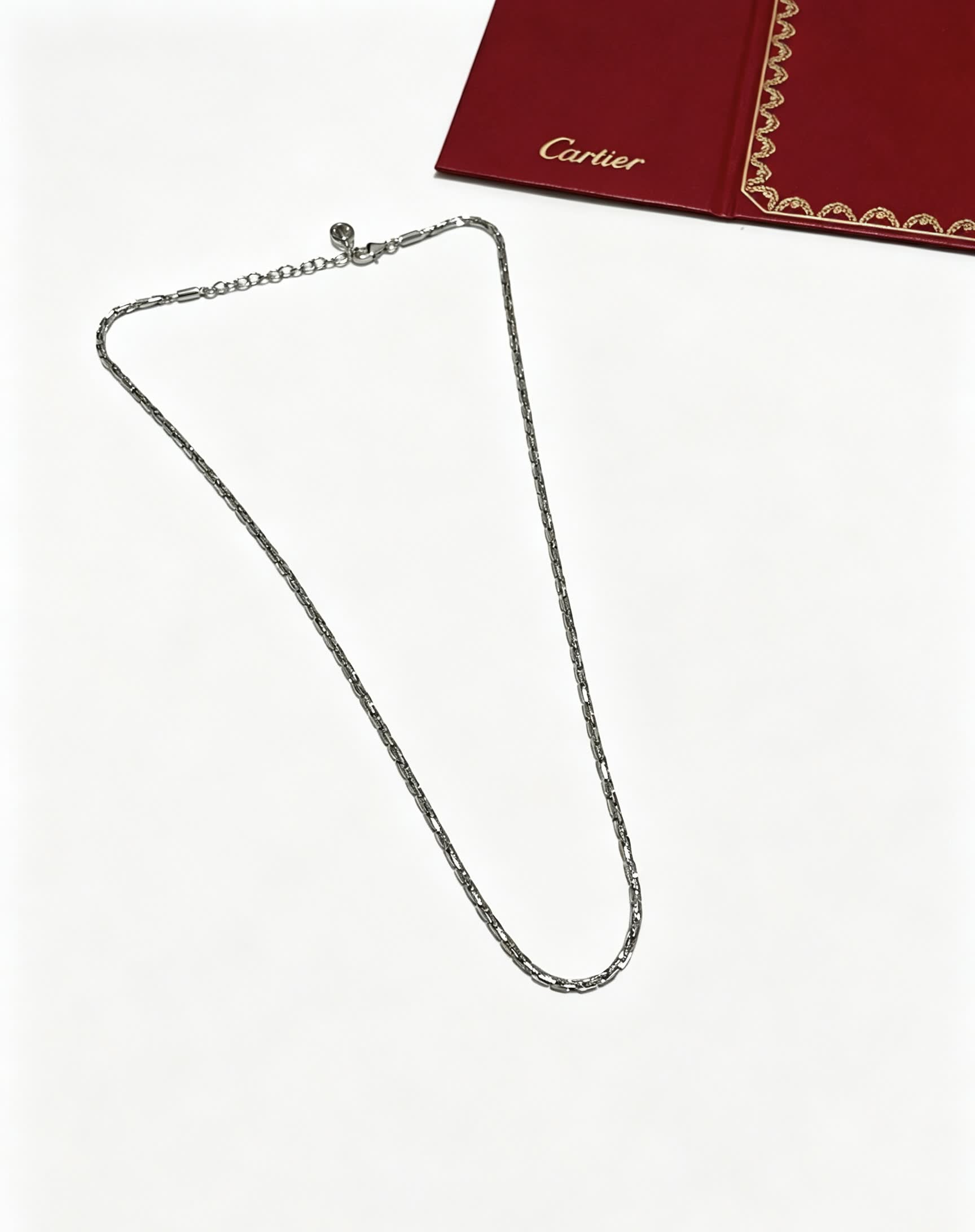 Cartier Silver Chain Necklace