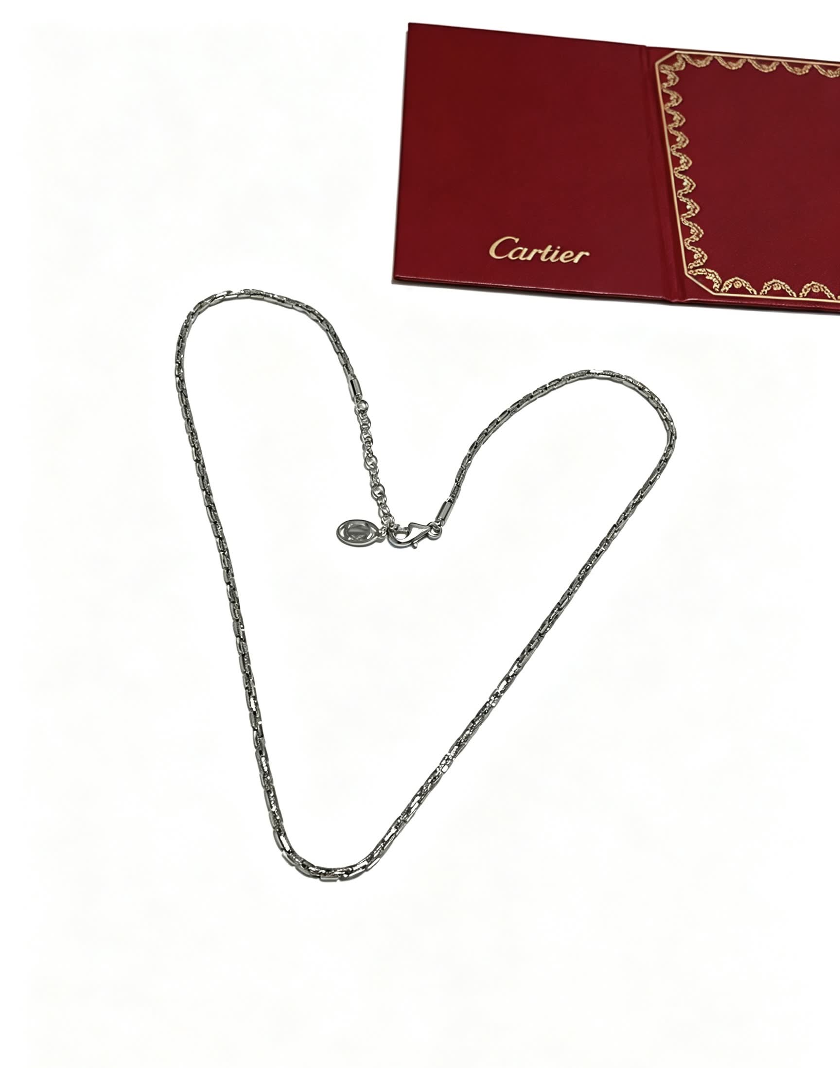 Cartier Silver Chain Necklace
