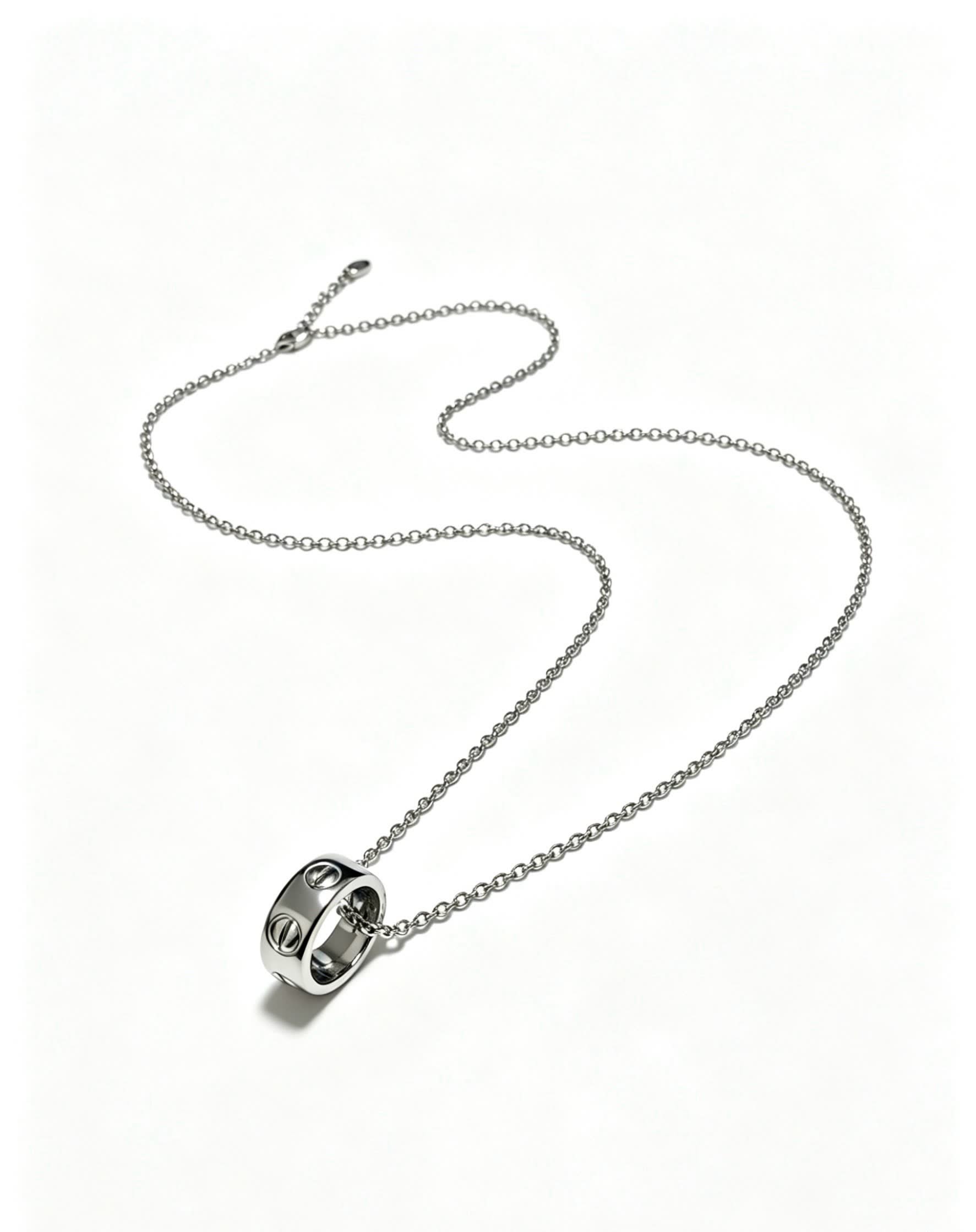 Cartier No.5 Ring Pendant Necklace