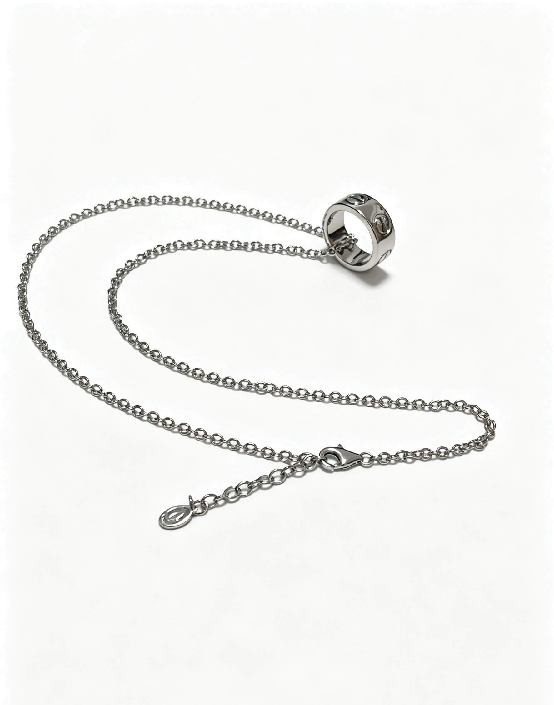 Cartier No.5 Ring Pendant Necklace